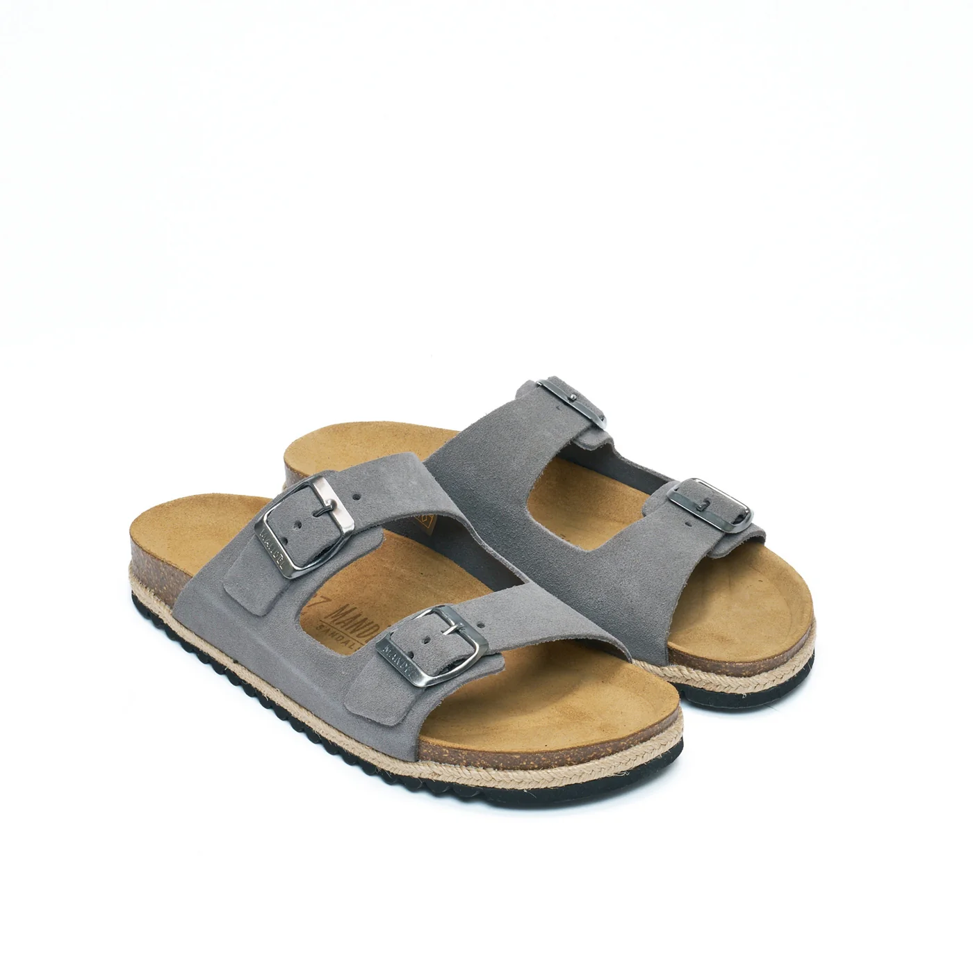 Sandales Alberto Suede Grey - Femme - Image 3