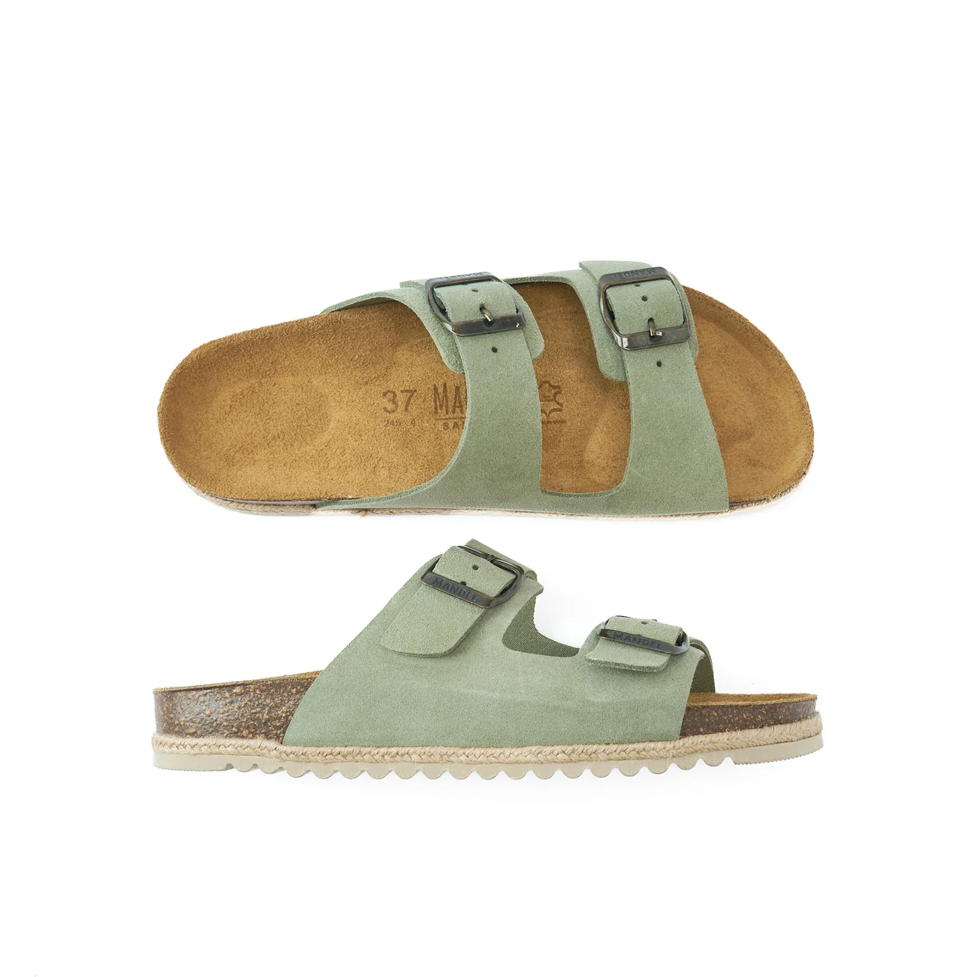 Sandales Alberto Suede Rosemary Green - Femme - Image 5
