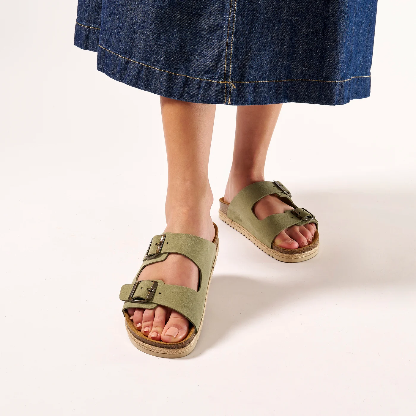 Sandales Alberto Suede Rosemary Green - Femme - Image 6