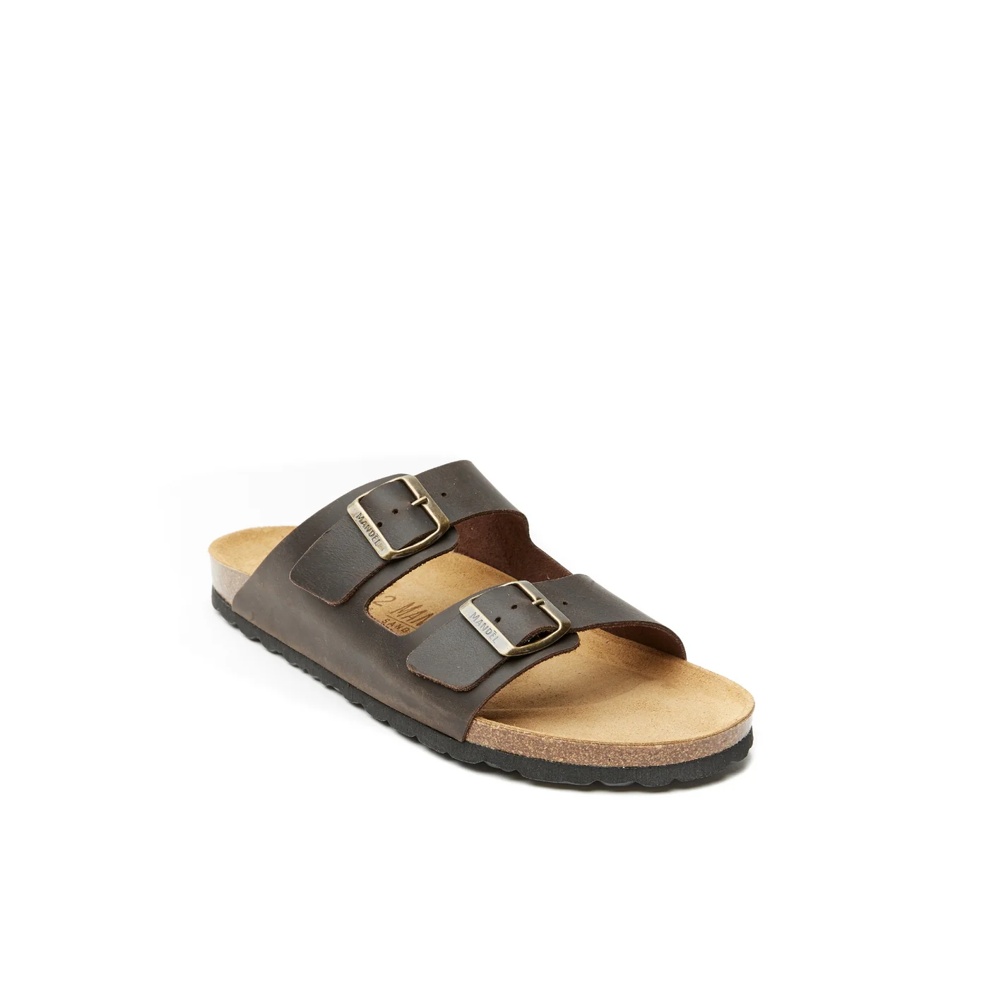 Sandales Alberto Oiled Leather Dark Brown - Homme - Image 2