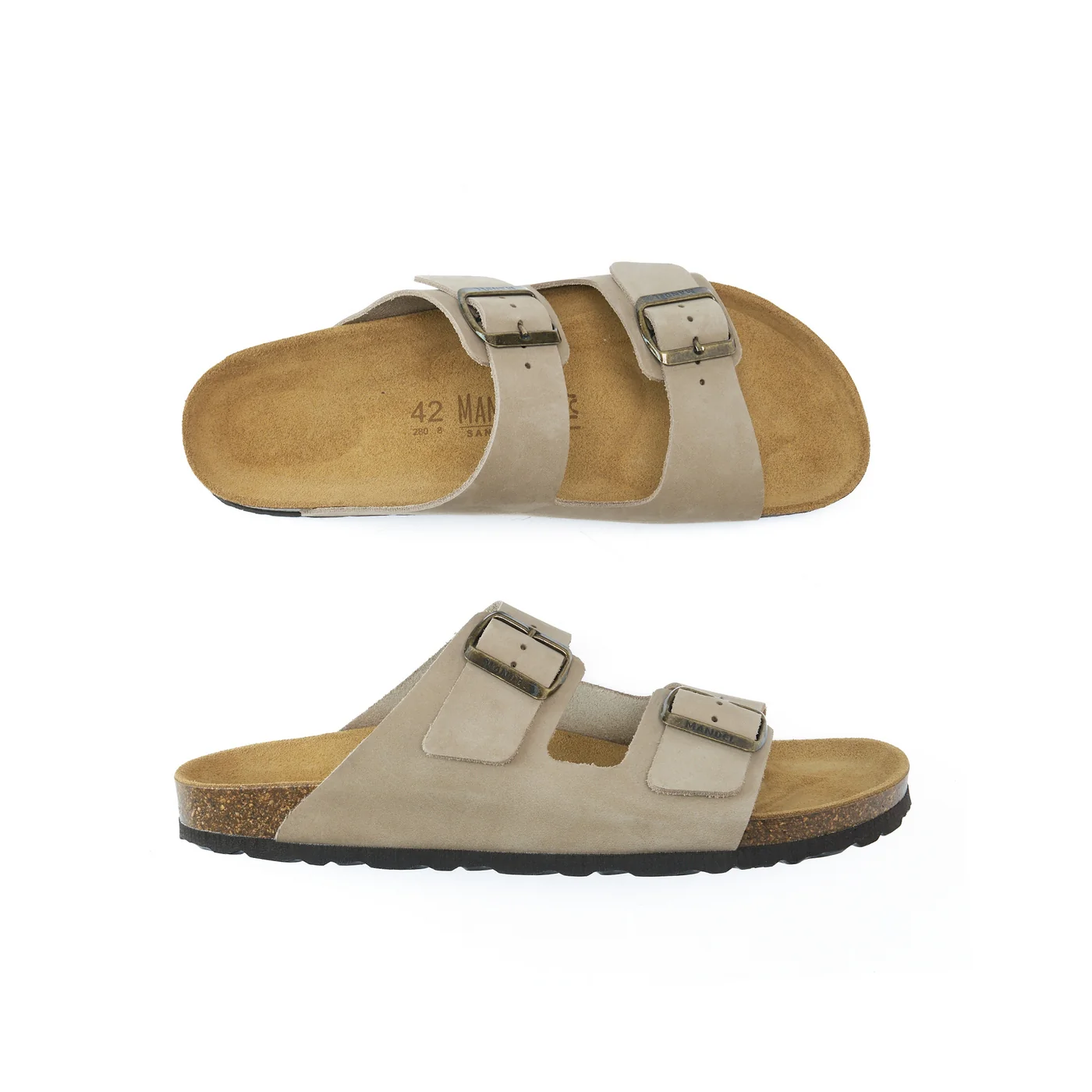 Alberto Nubuck Taupe - Homme - Image 5