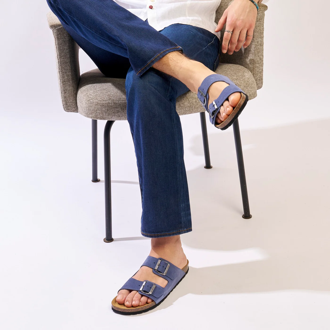 Sandales Alberto Suede Jeans - Homme - Image 6