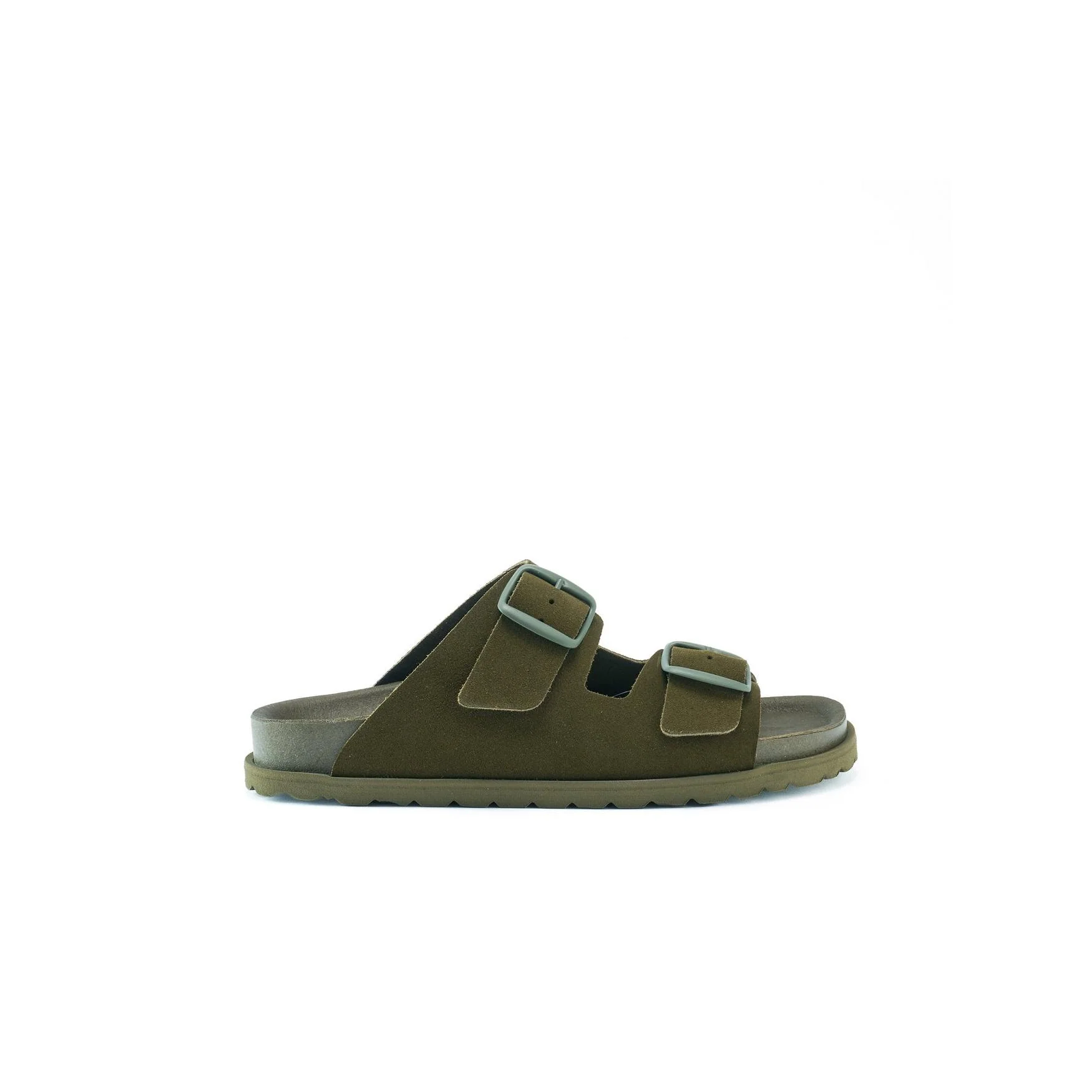 Mandel - Sandales Ana Suede Moss Green - Femme