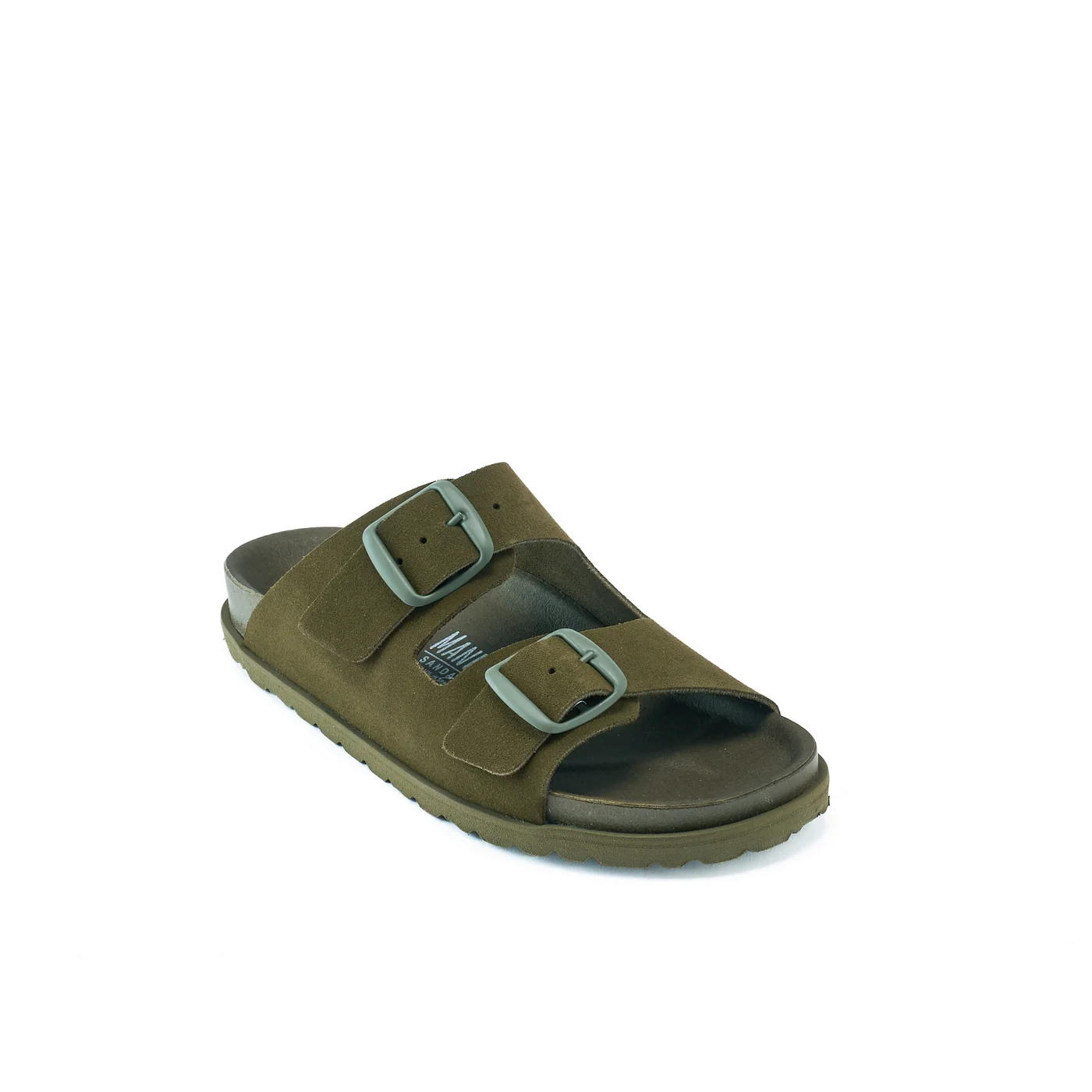 Mandel - Sandales Ana Suede Moss Green - Femme - Image 2