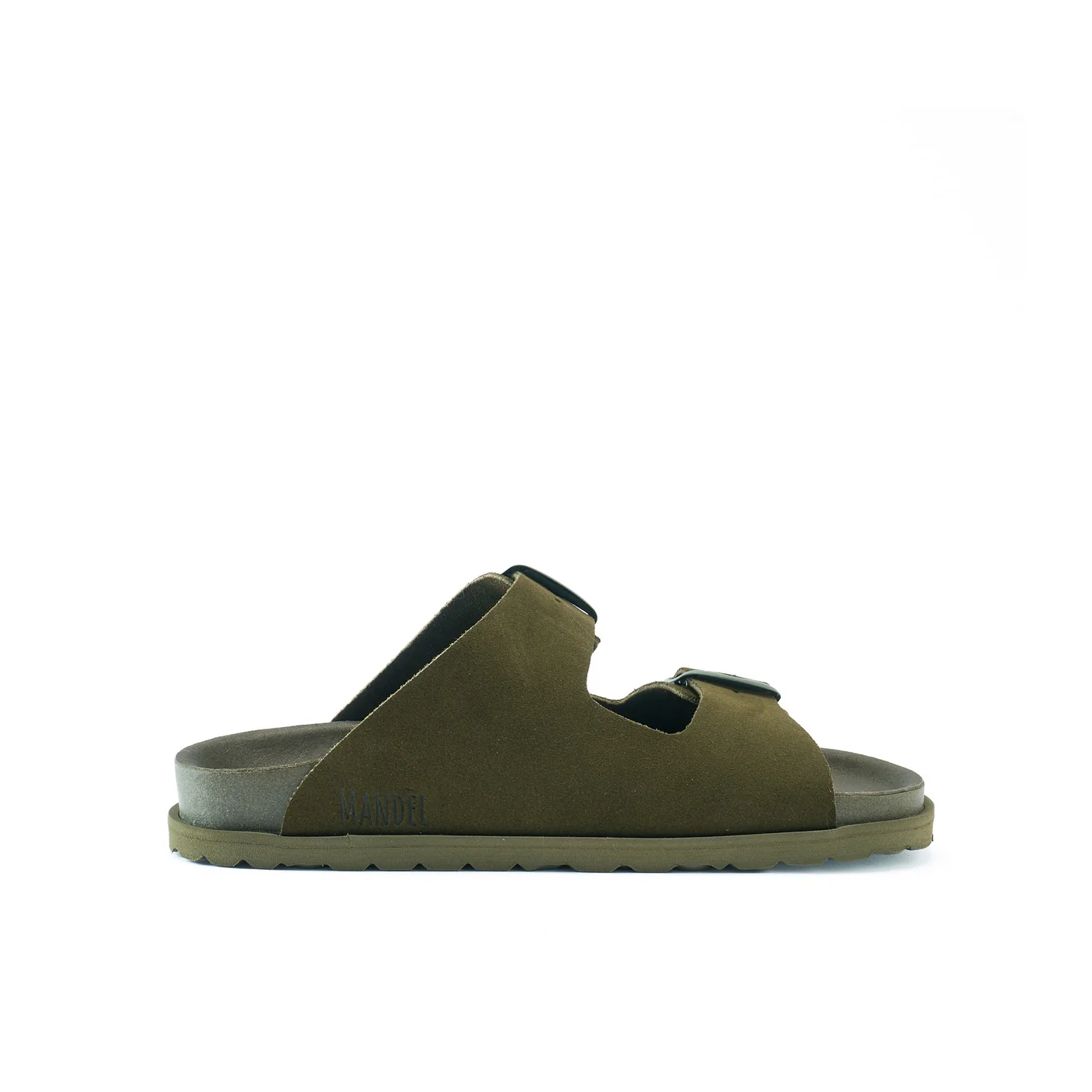 Mandel - Sandales Ana Suede Moss Green - Femme - Image 4