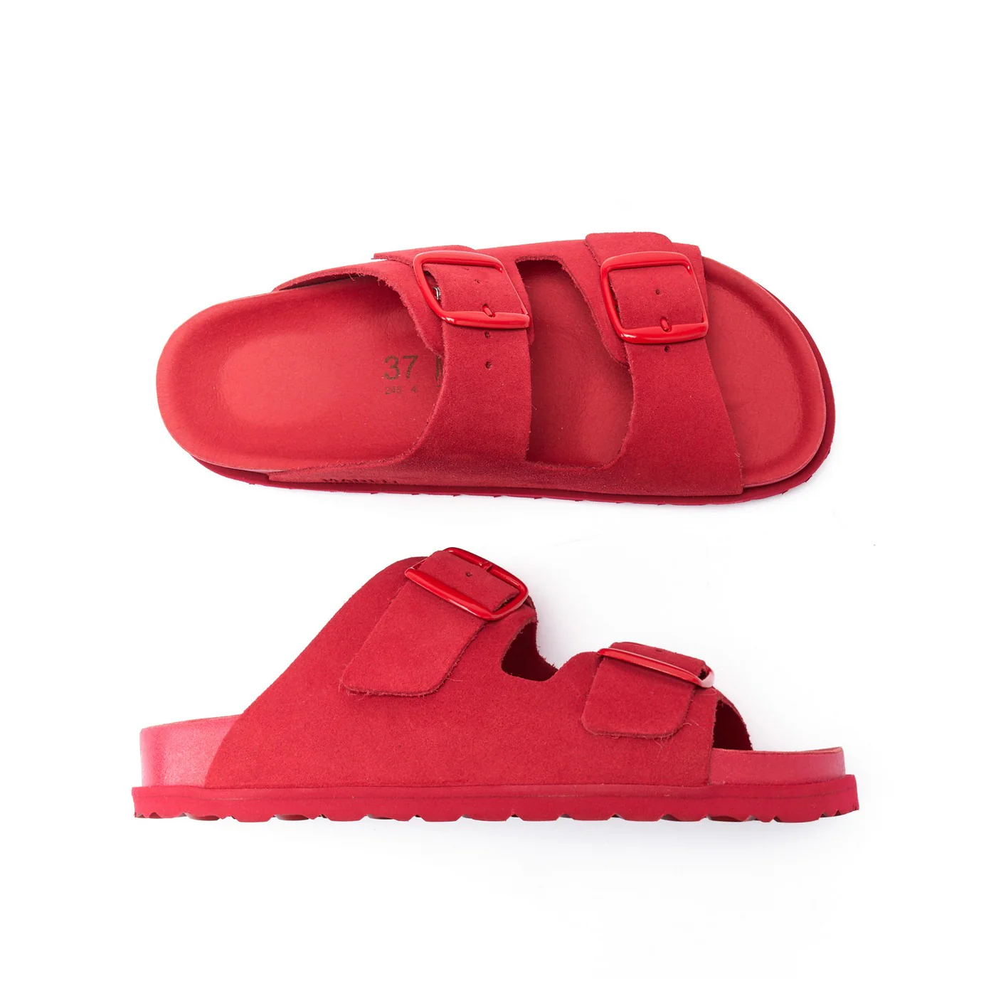 Sandales Ana Suede Red - Femme - Image 5