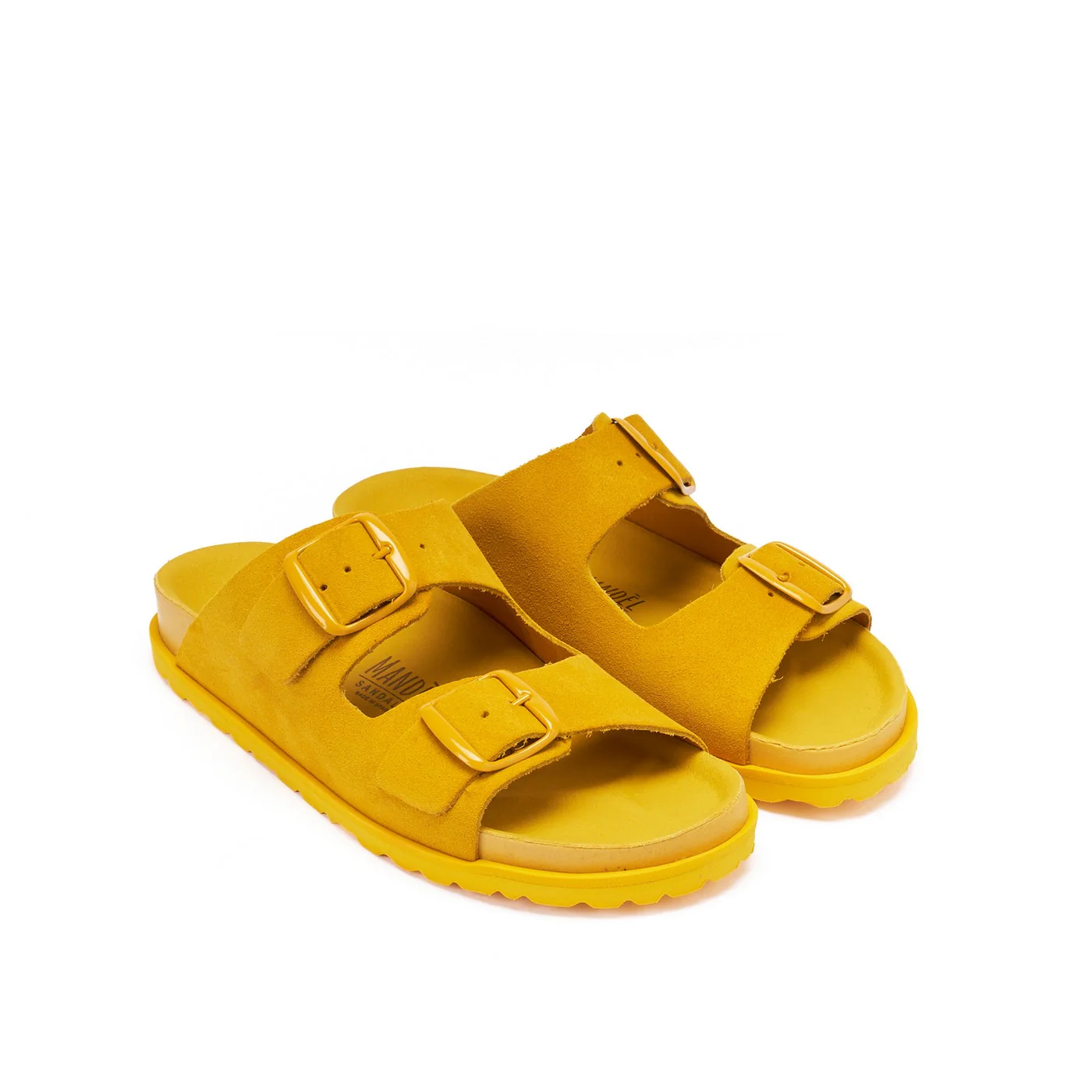 Sandales Ana Suede Mustard - Femme - Image 3