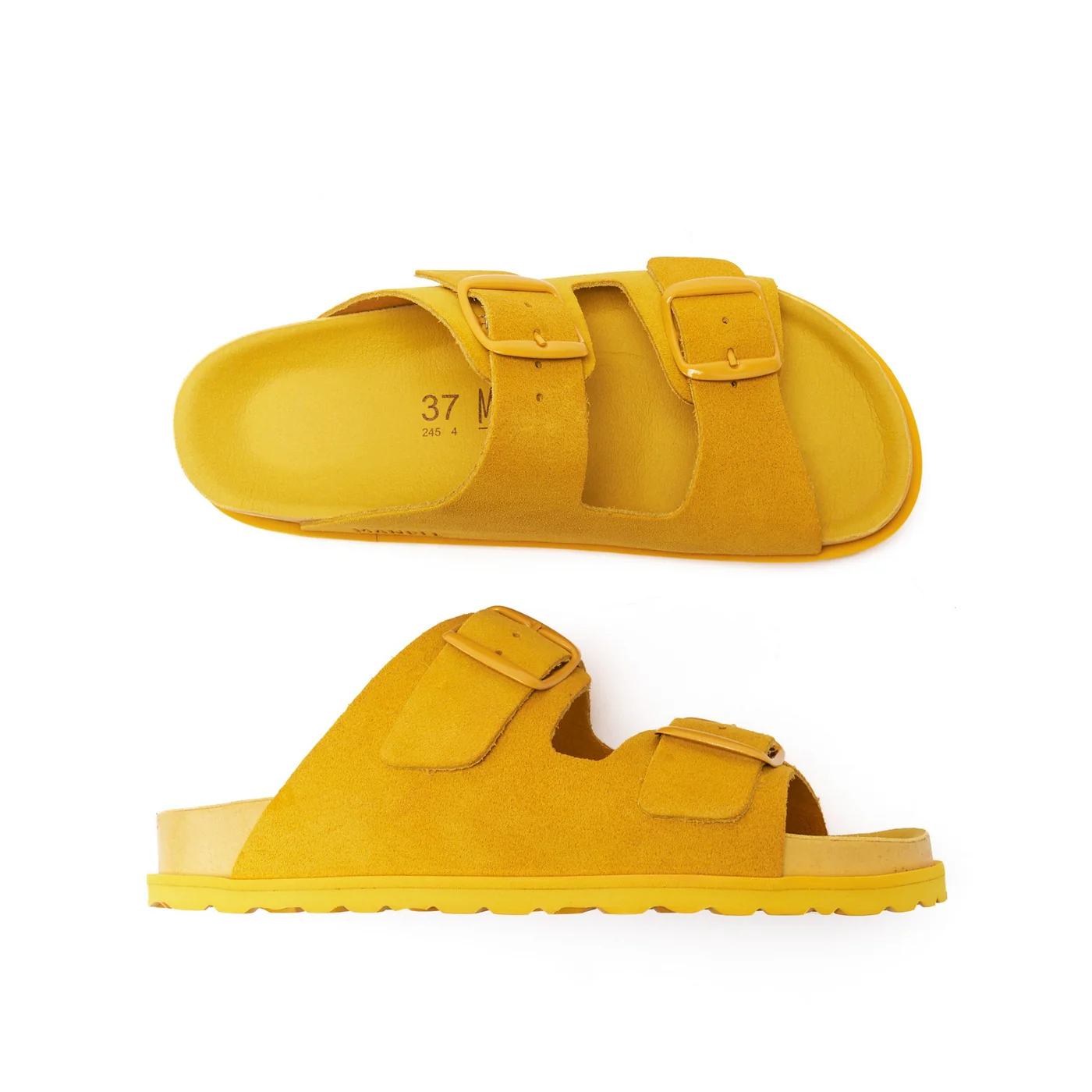 Sandales Ana Suede Mustard - Femme - Image 5