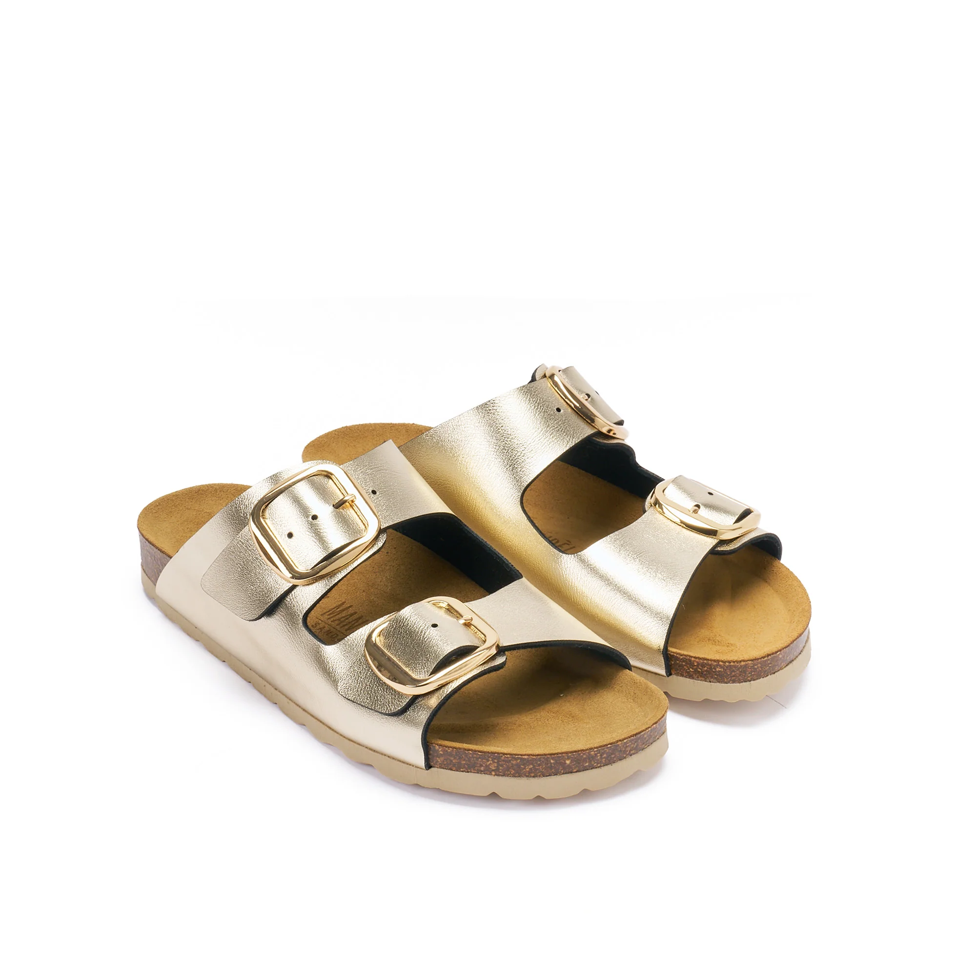 Sandales Alberto Big Buckle Champagne - Femme - Image 3