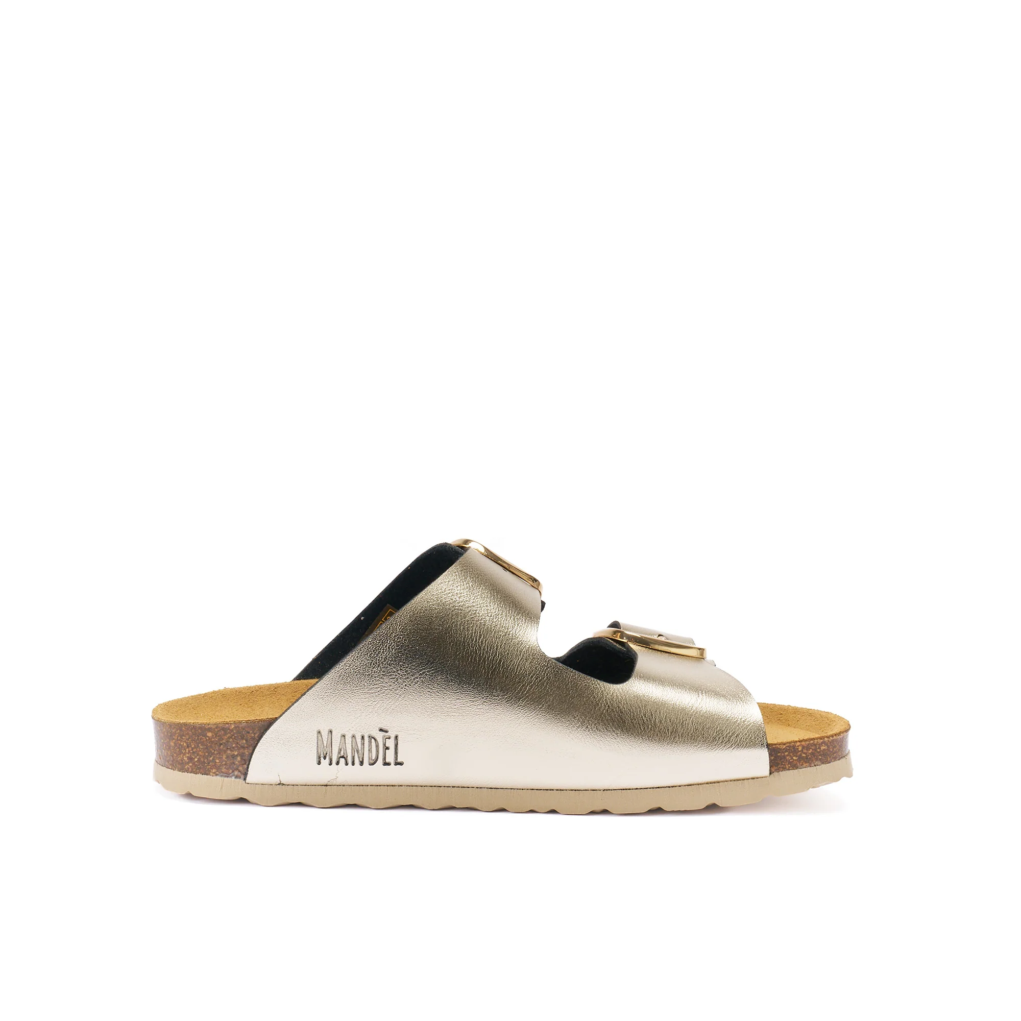 Sandales Alberto Big Buckle Champagne - Femme - Image 4
