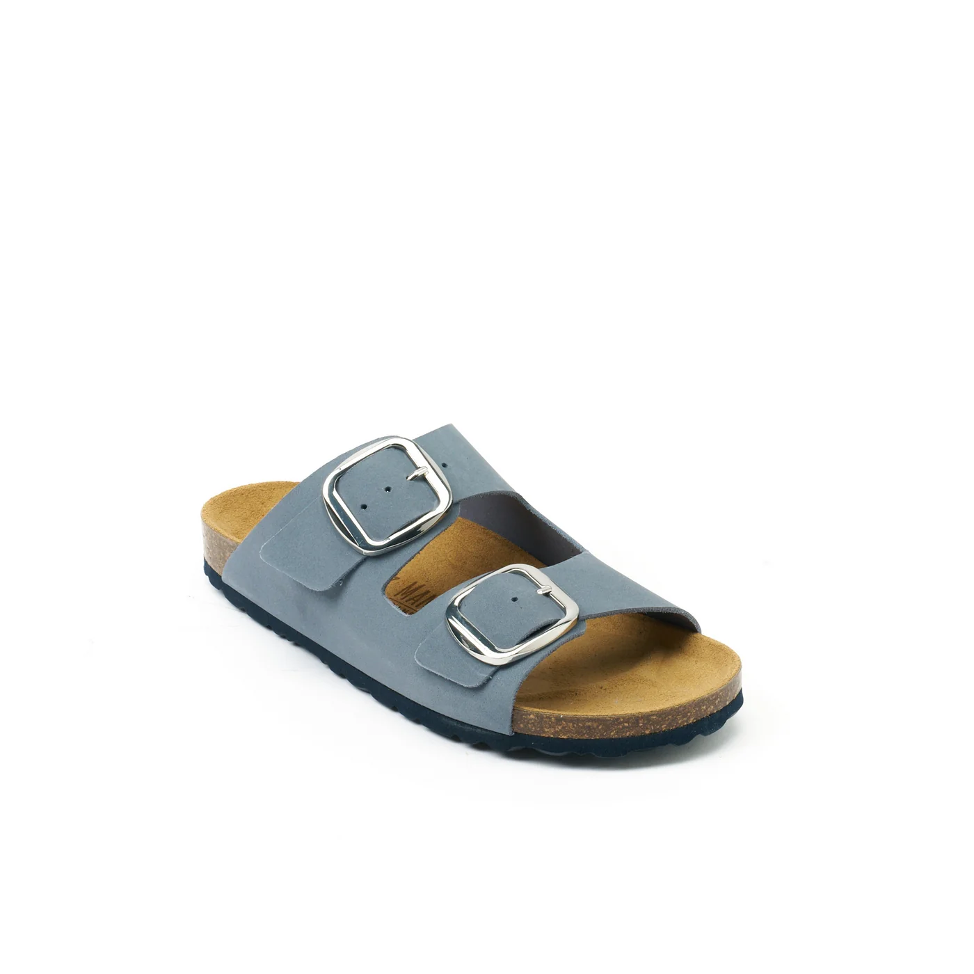 Sabots Alberto Big Buckle Nubuck Ultramarine - Femme - Image 3