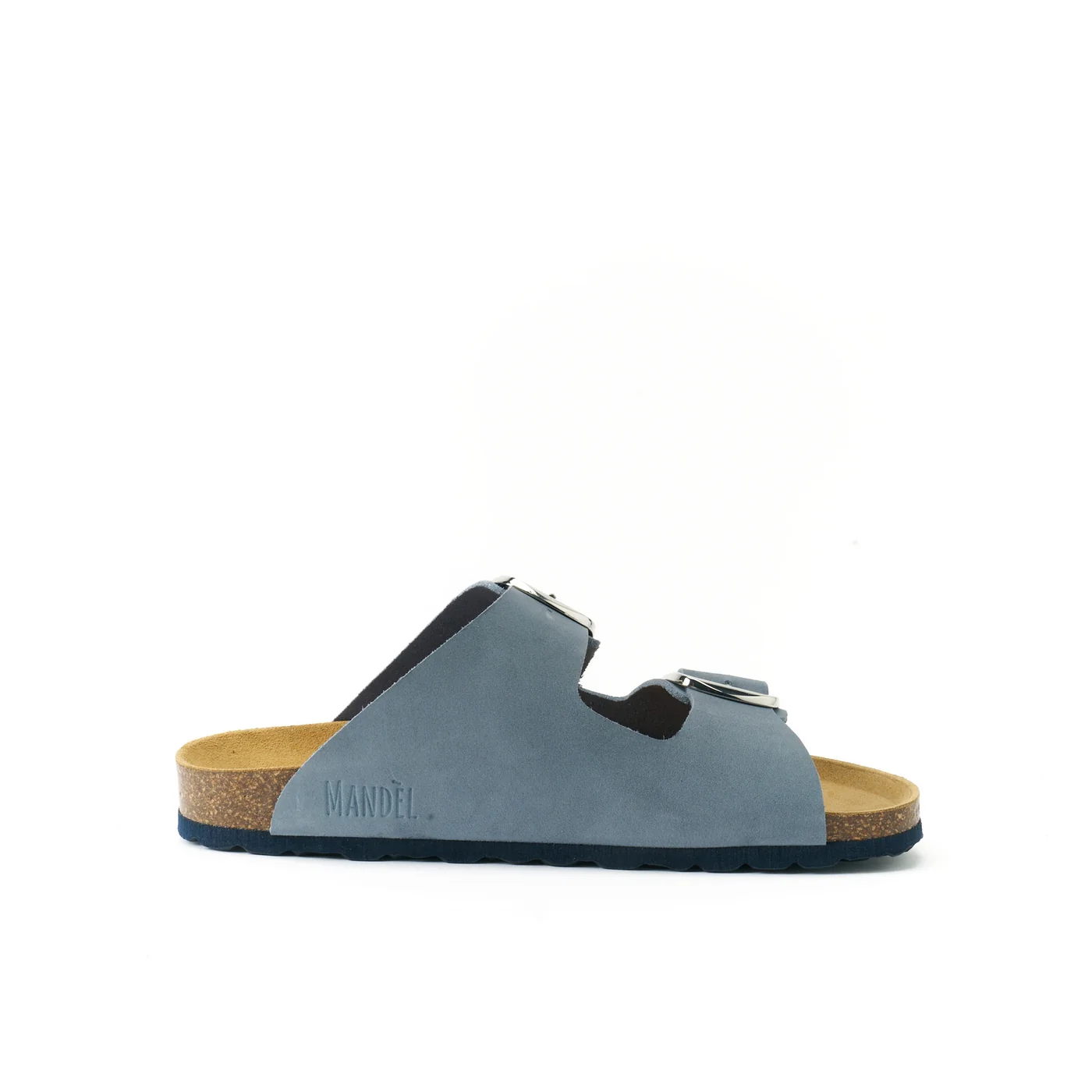 Sabots Alberto Big Buckle Nubuck Ultramarine - Femme - Image 5