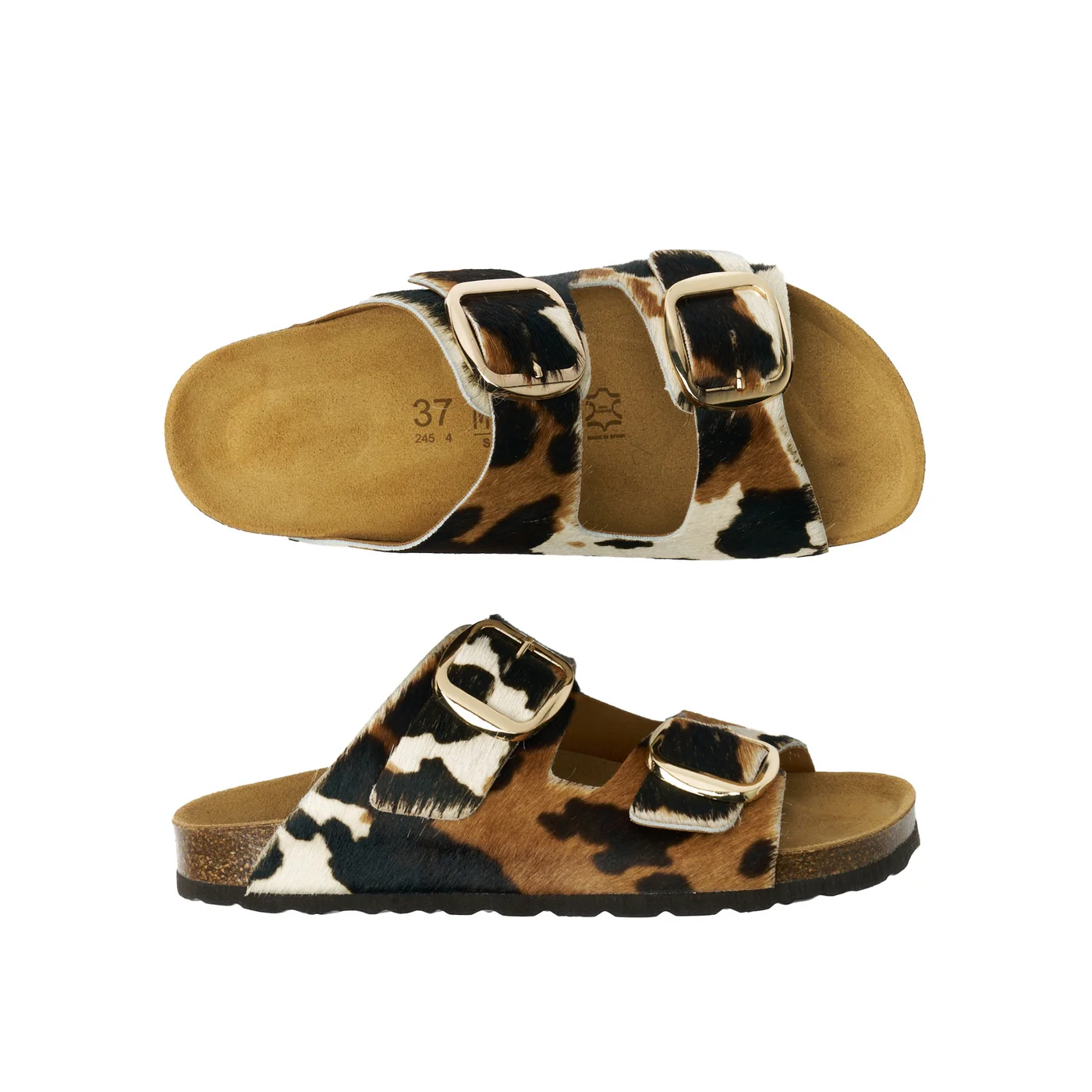 Sabots Alberto Big Buckle Cow - Femme - Image 5