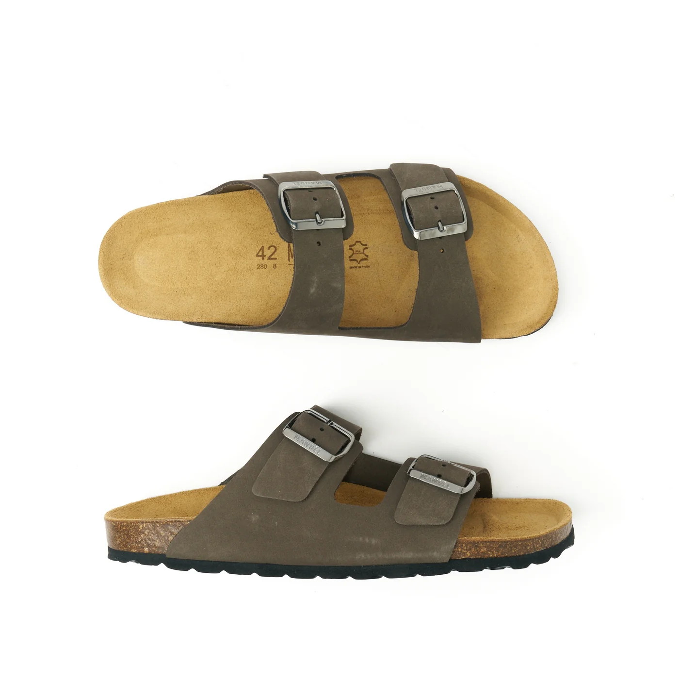Sabots Alberto Nubuck Grey - Homme - Image 6