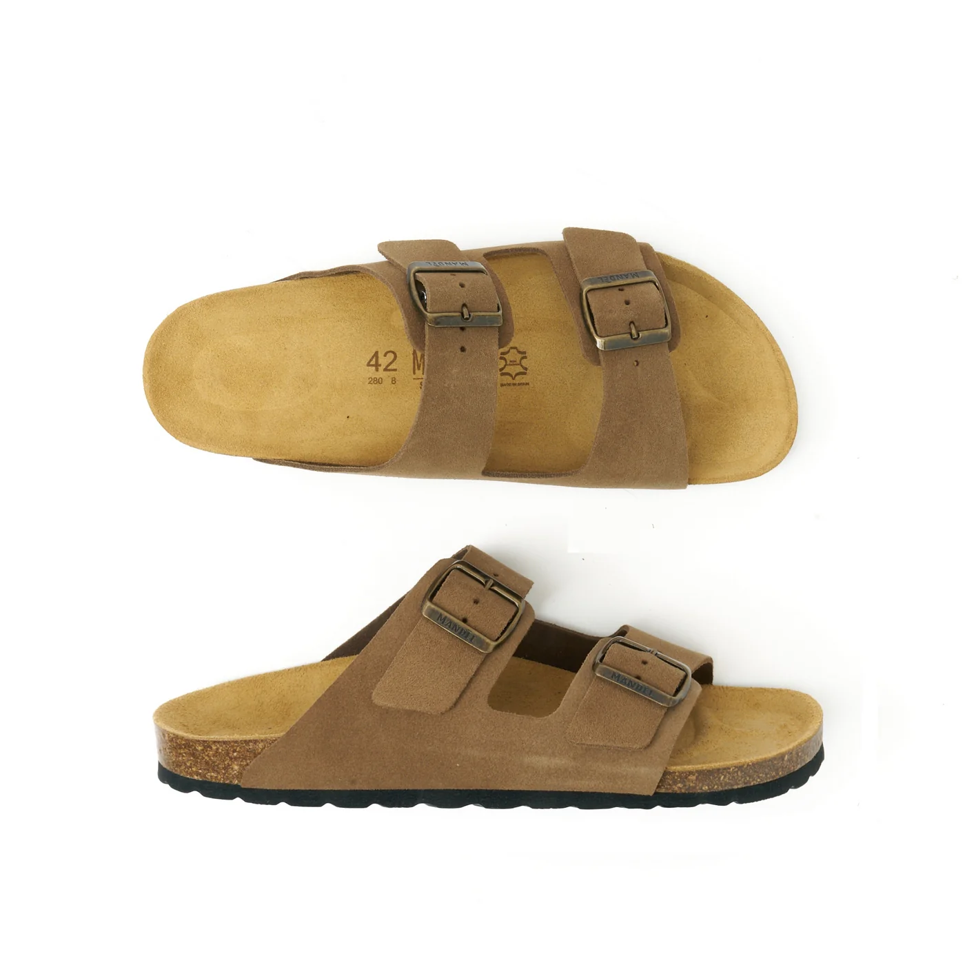 Sabots Alberto Suede Brown - Homme - Image 6