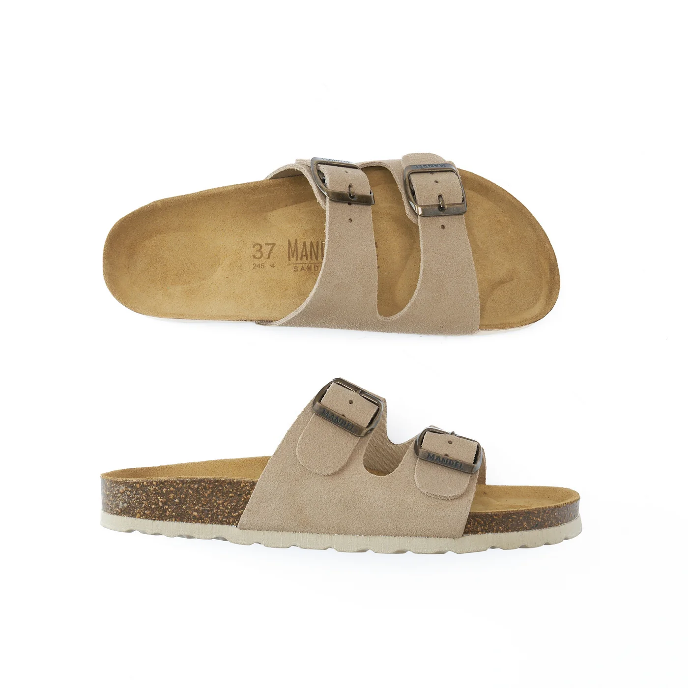 Gema Suede Taupe - Femme - Image 5
