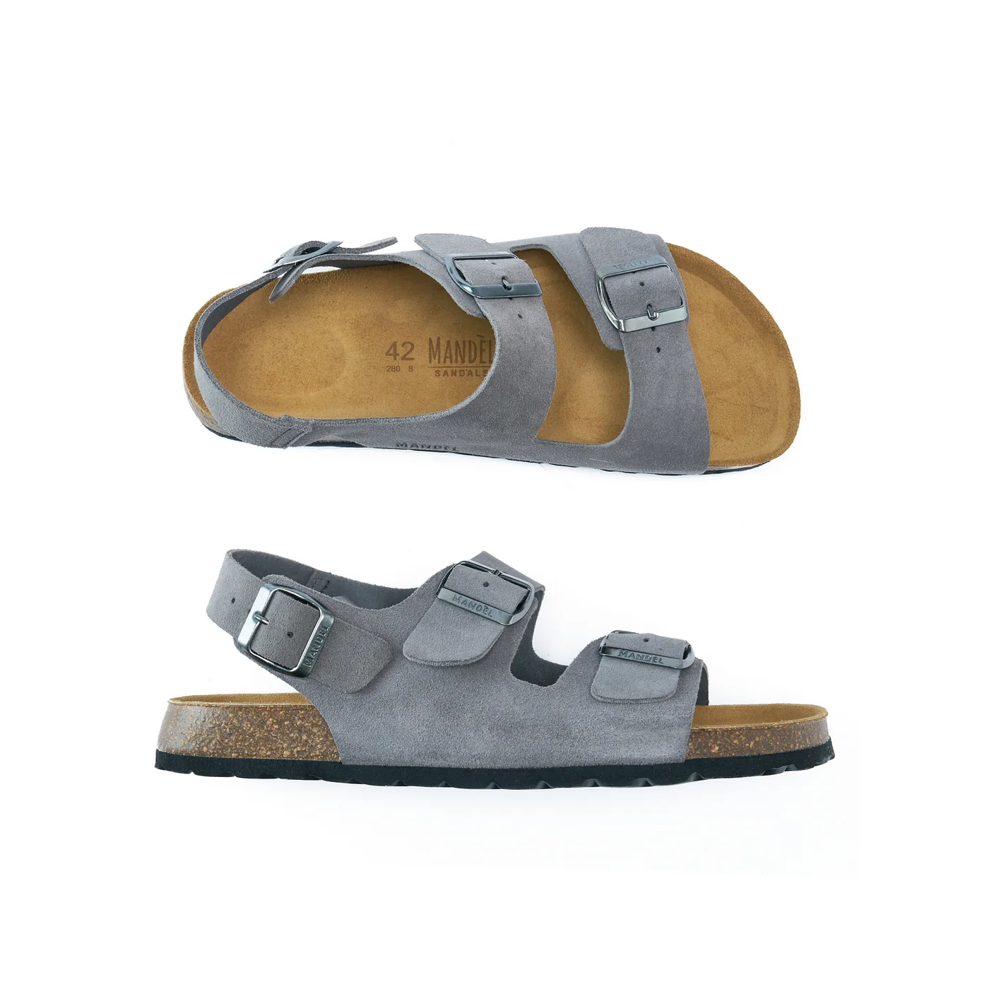 Carlos Suede Grey - Homme - Image 5