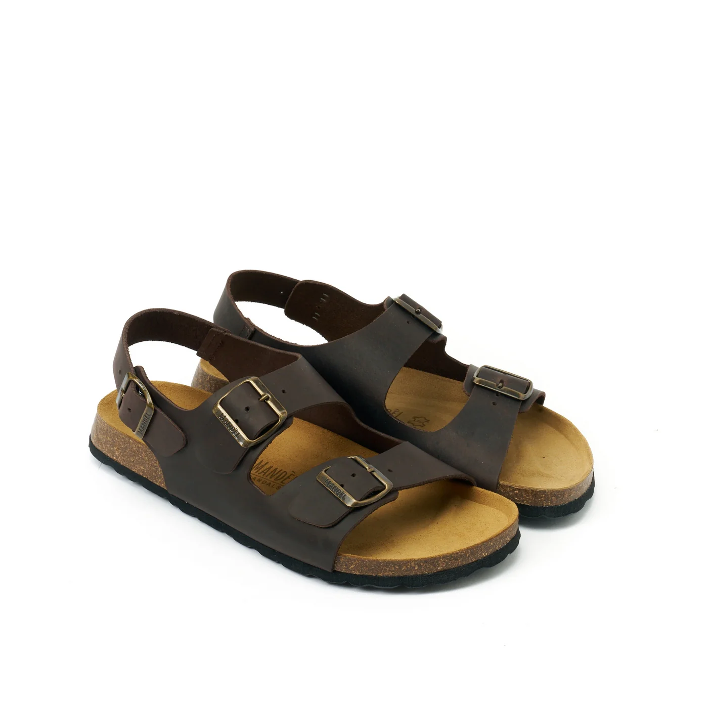 Sabots Carlos Oiled Leather Dark Brown - Homme - Image 3