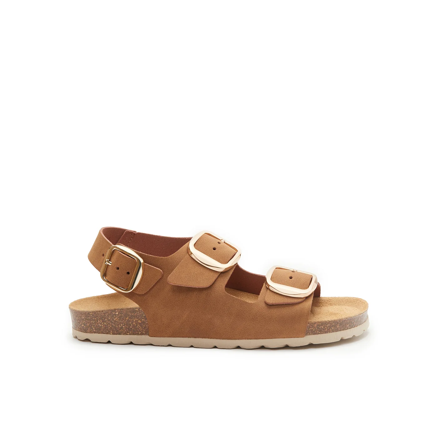 Carlos Big Buckle Cognac Brown - Femme - Image 2