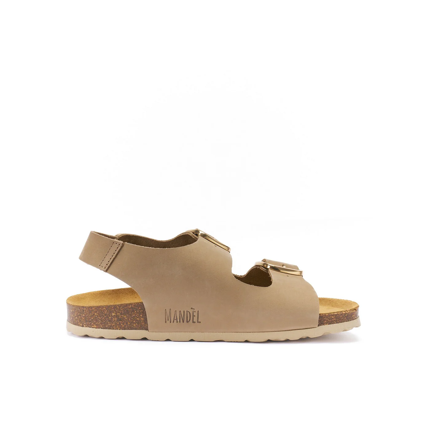Sabots Carlos Big Buckle Nubuck Taupe - Femme - Image 5