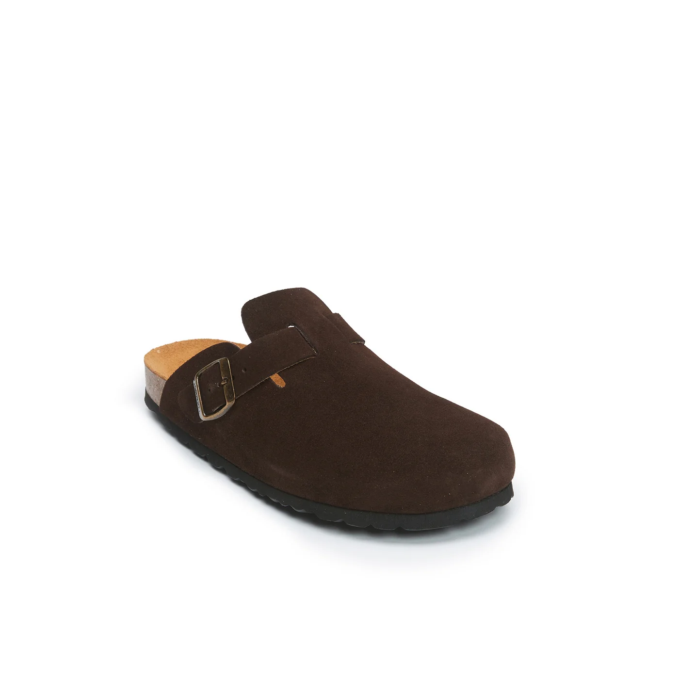 Sabots Noe Suede Dark Brown - Femme - Image 2