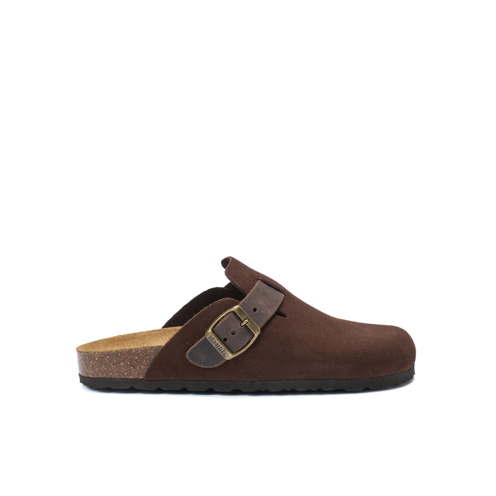 Sabots Noe Suede Noir Marron - Femme - Image 2
