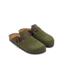 Sabots Noe Suede Moss Green - Femme - Image 6