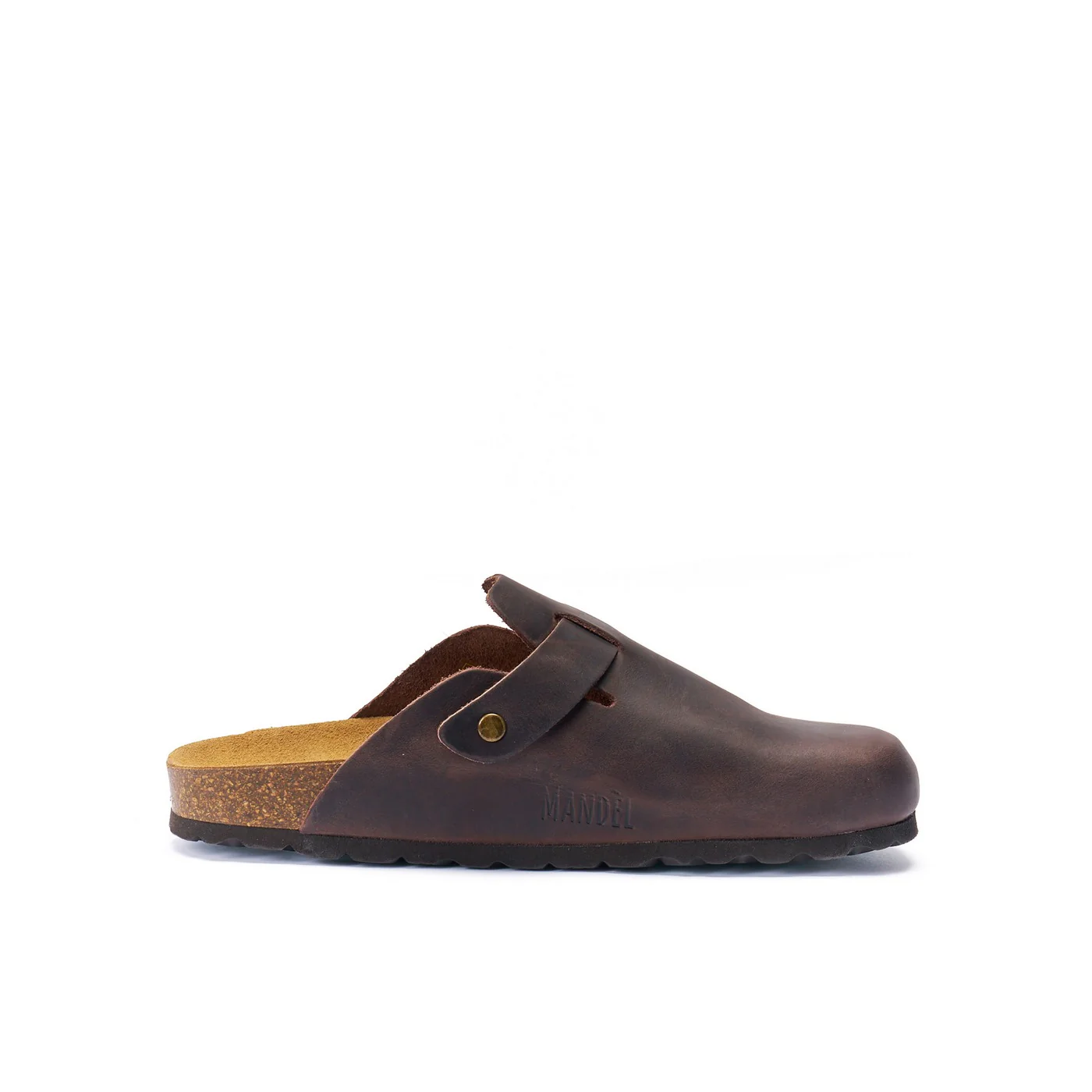 Sabots Noe Oiled Leather Dark Brown - Femme - Image 4
