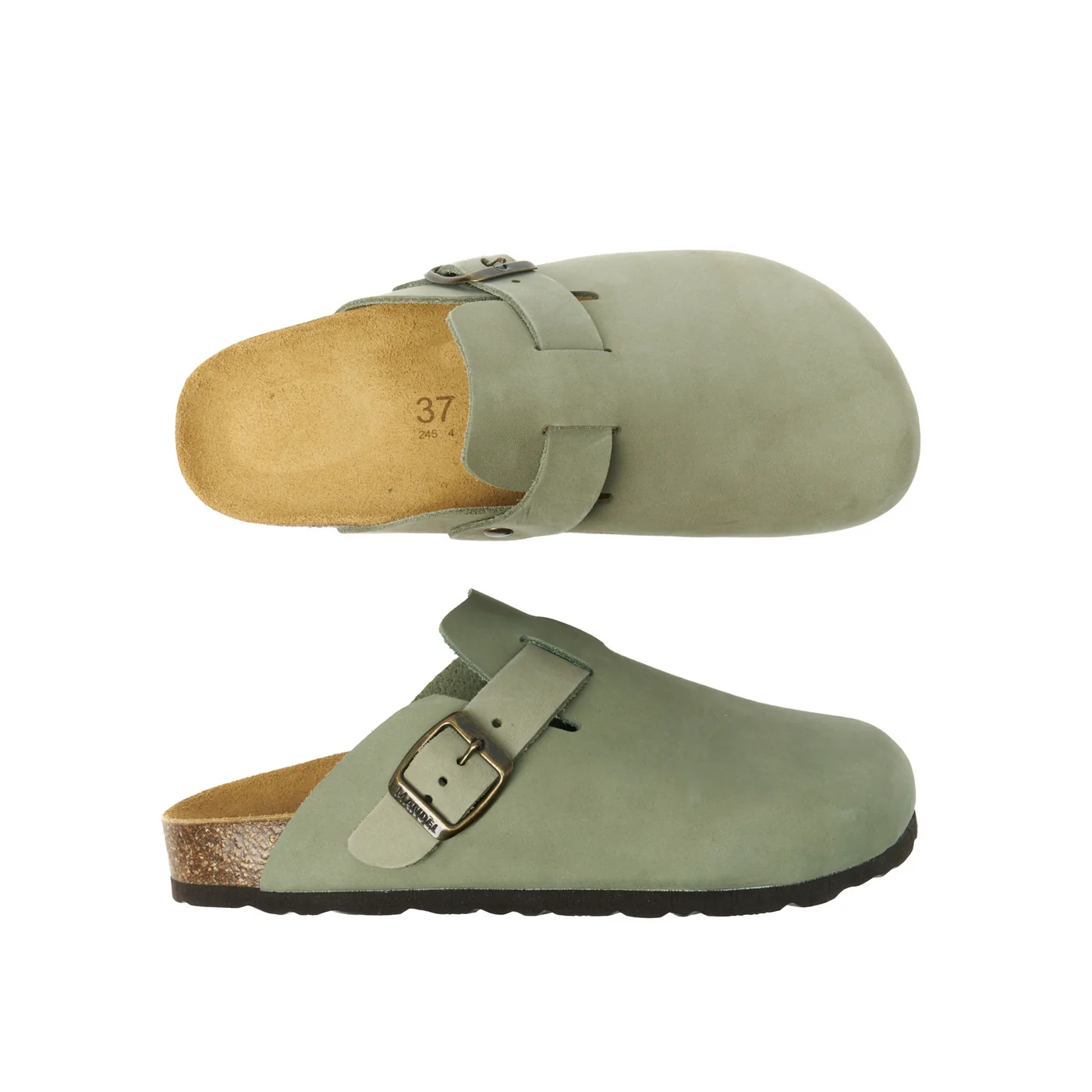 Sabots Noe Nubuck Olive Green - Femme - Image 5