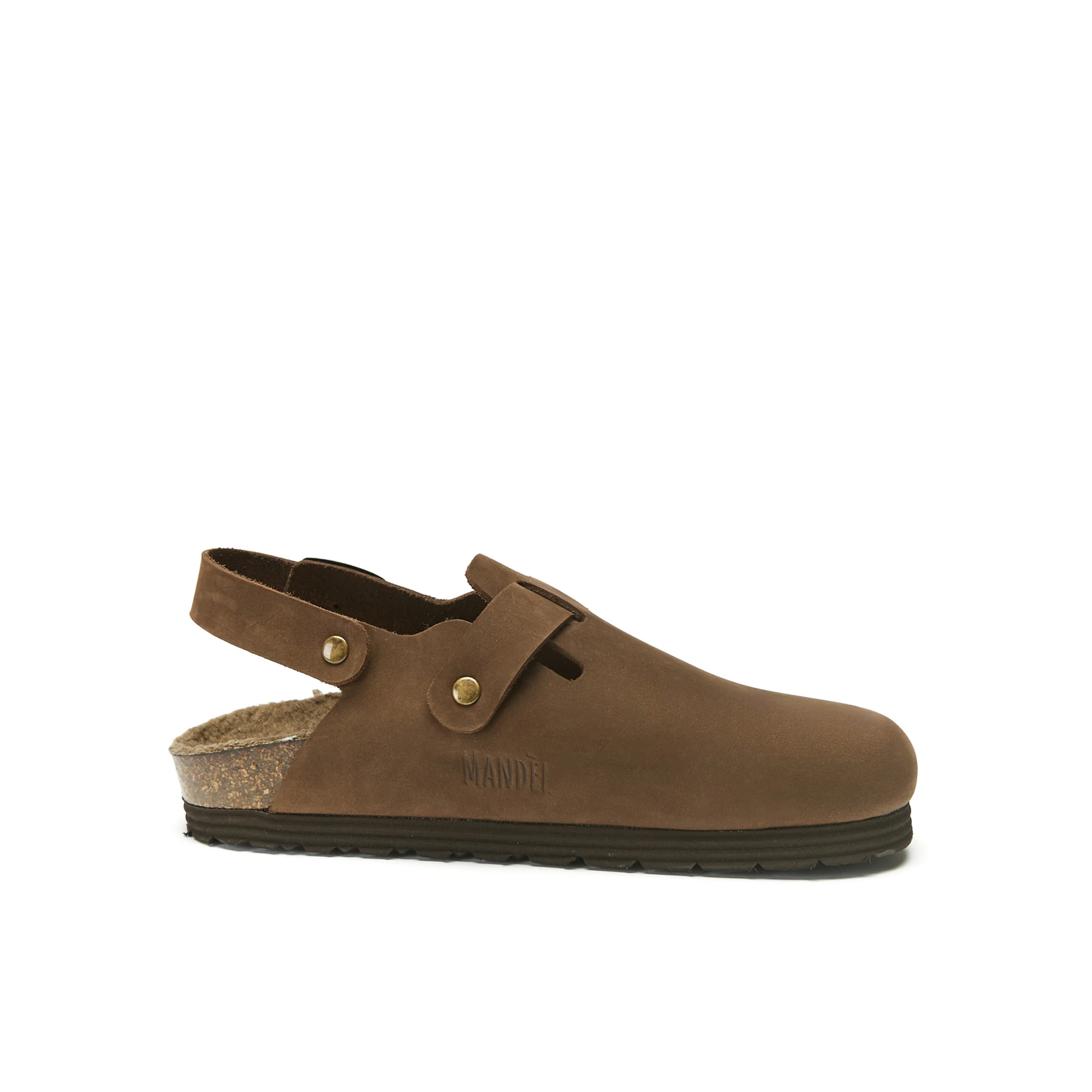 Sabots Oscar Nubuck Noir Marron - Homme - Image 4