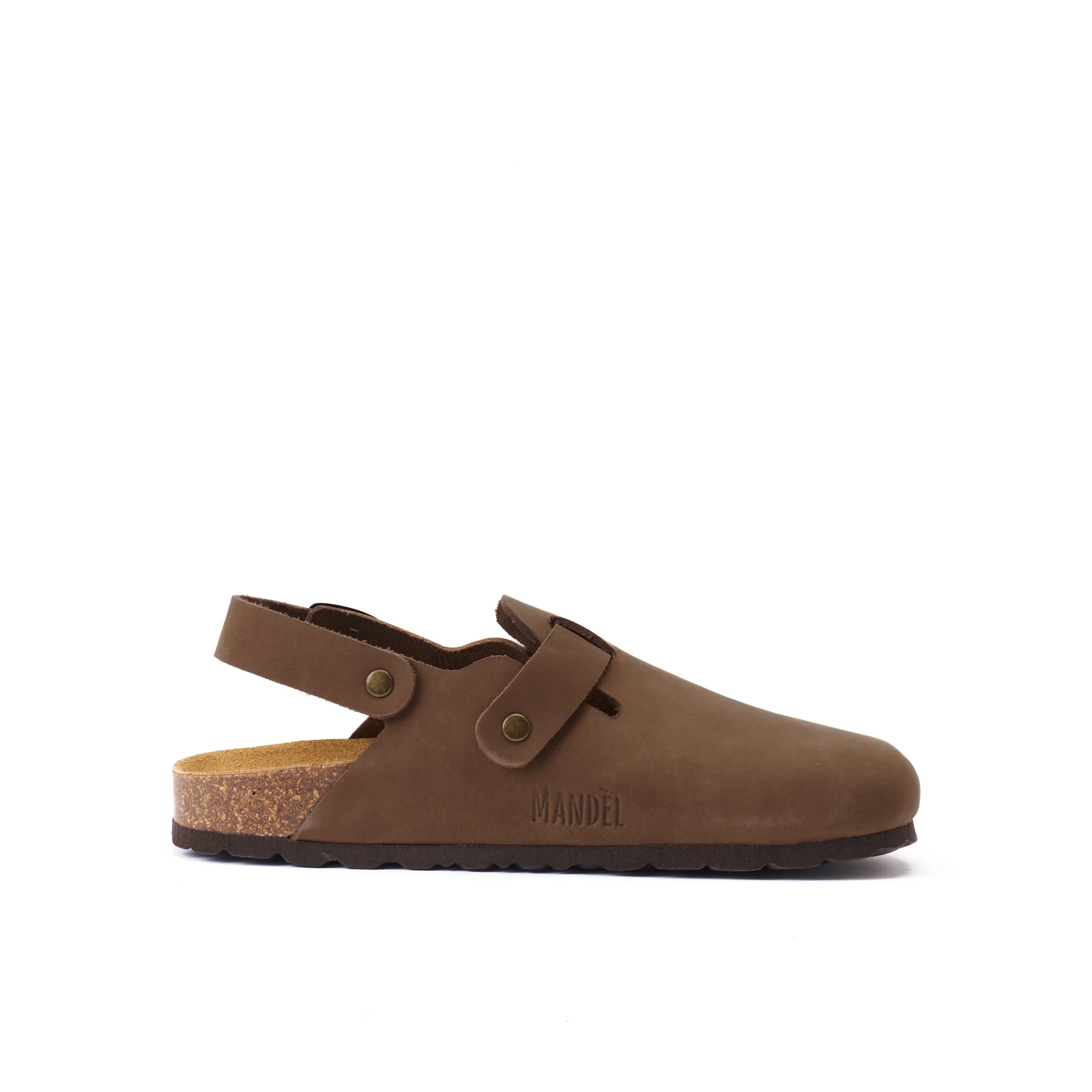 Sabots Oscar Nubuck Noir Marron - Femme - Image 4