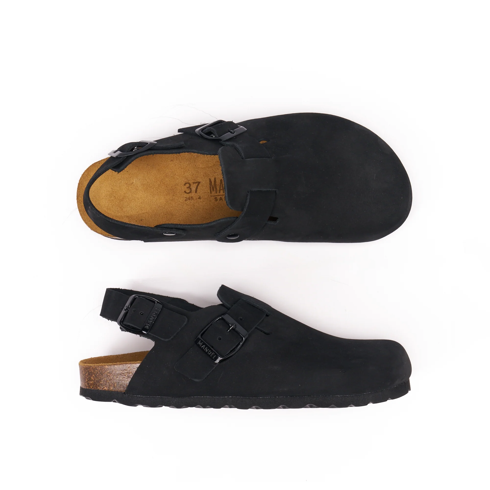 Sabots Oscar Nubuck Noir - Femme - Image 6