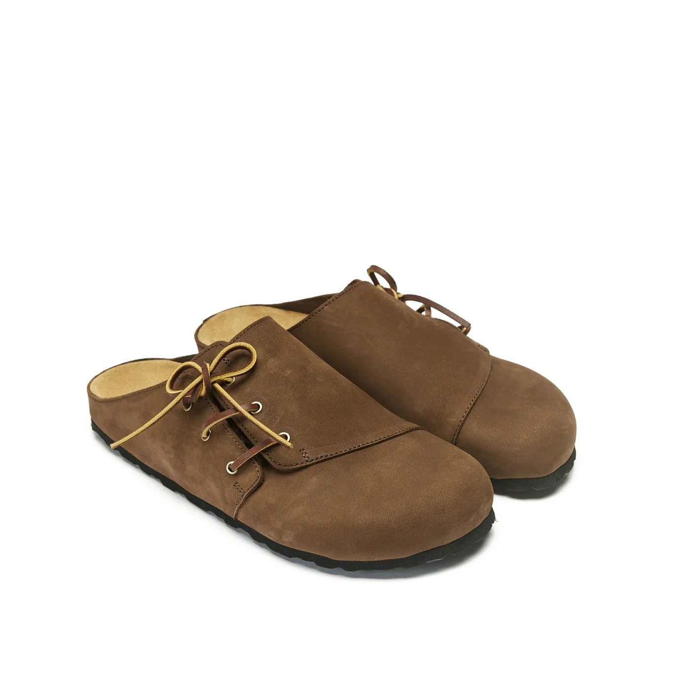 Sabots Ester Nubuck Dark Brown - Femme - Image 4