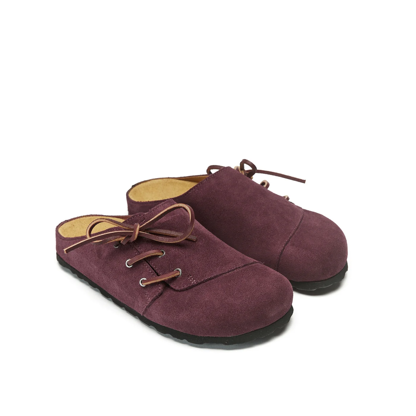Sabots Ester Suede Bordeaux - Femme - Image 3