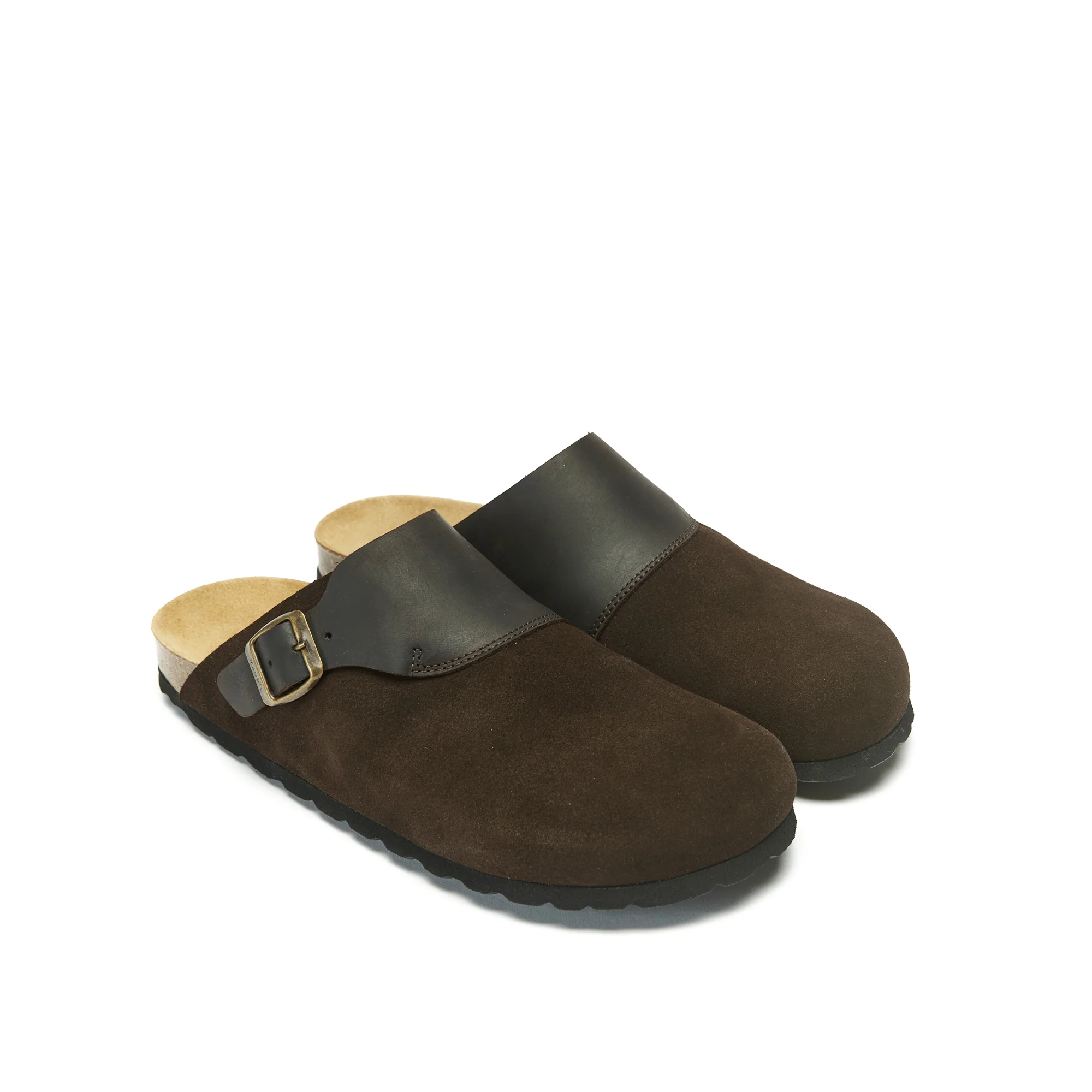 Sabots Dia Suede Dark Brown - Femme - Image 3