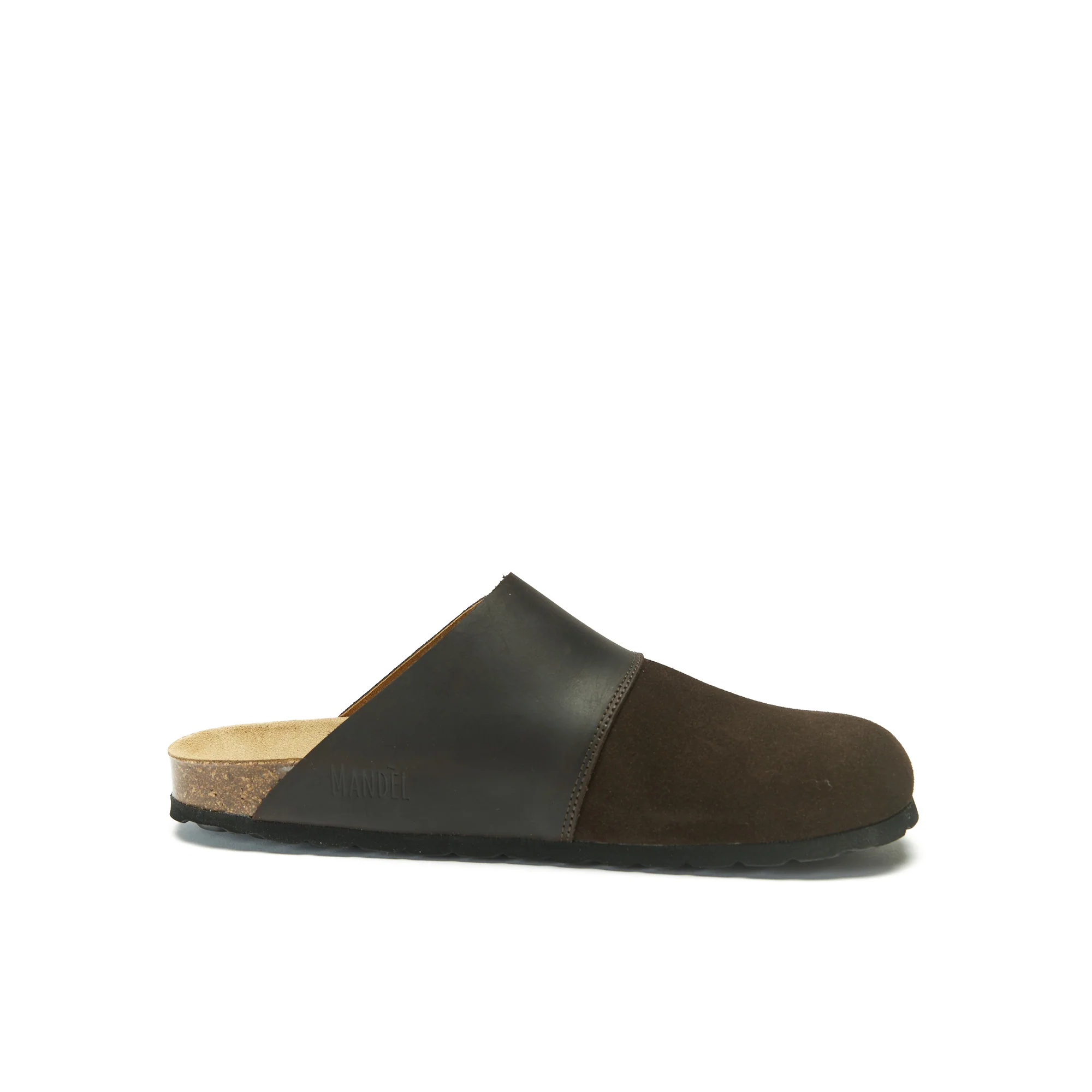 Sabots Dia Suede Dark Brown - Femme - Image 4