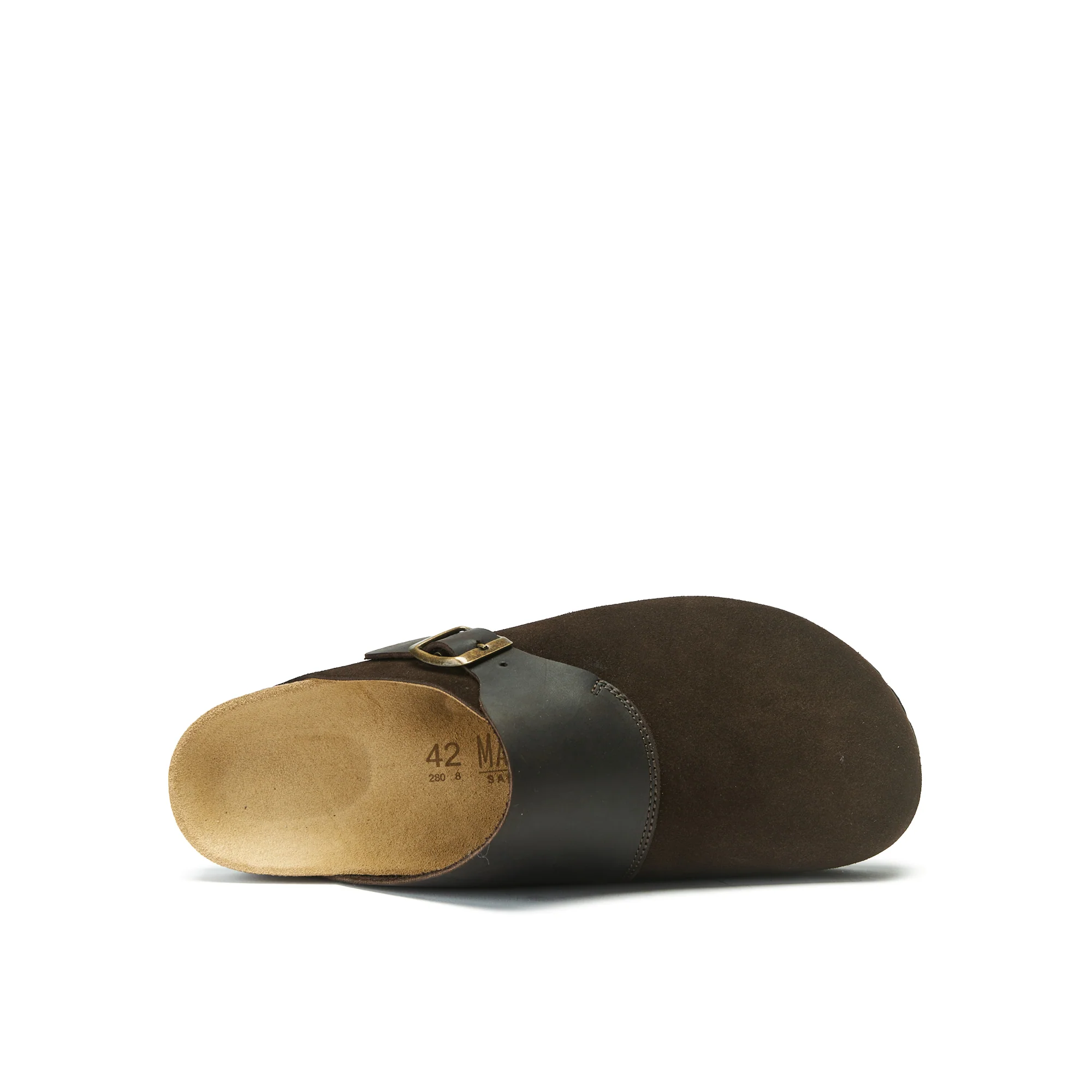 Sabots Dia Suede Dark Brown - Femme - Image 5