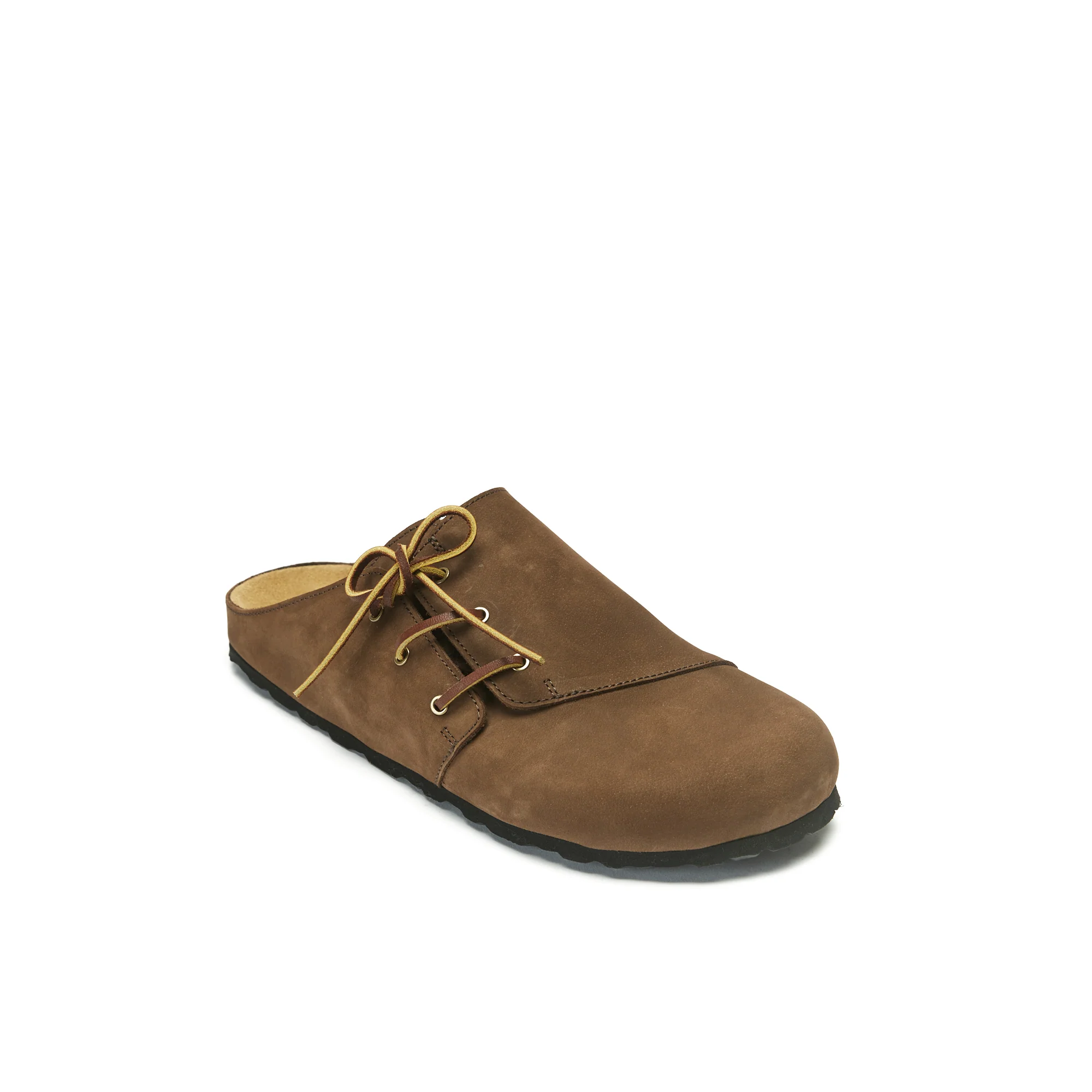 Sabots Ester Nubuck Dark Brown - Femme - Image 3