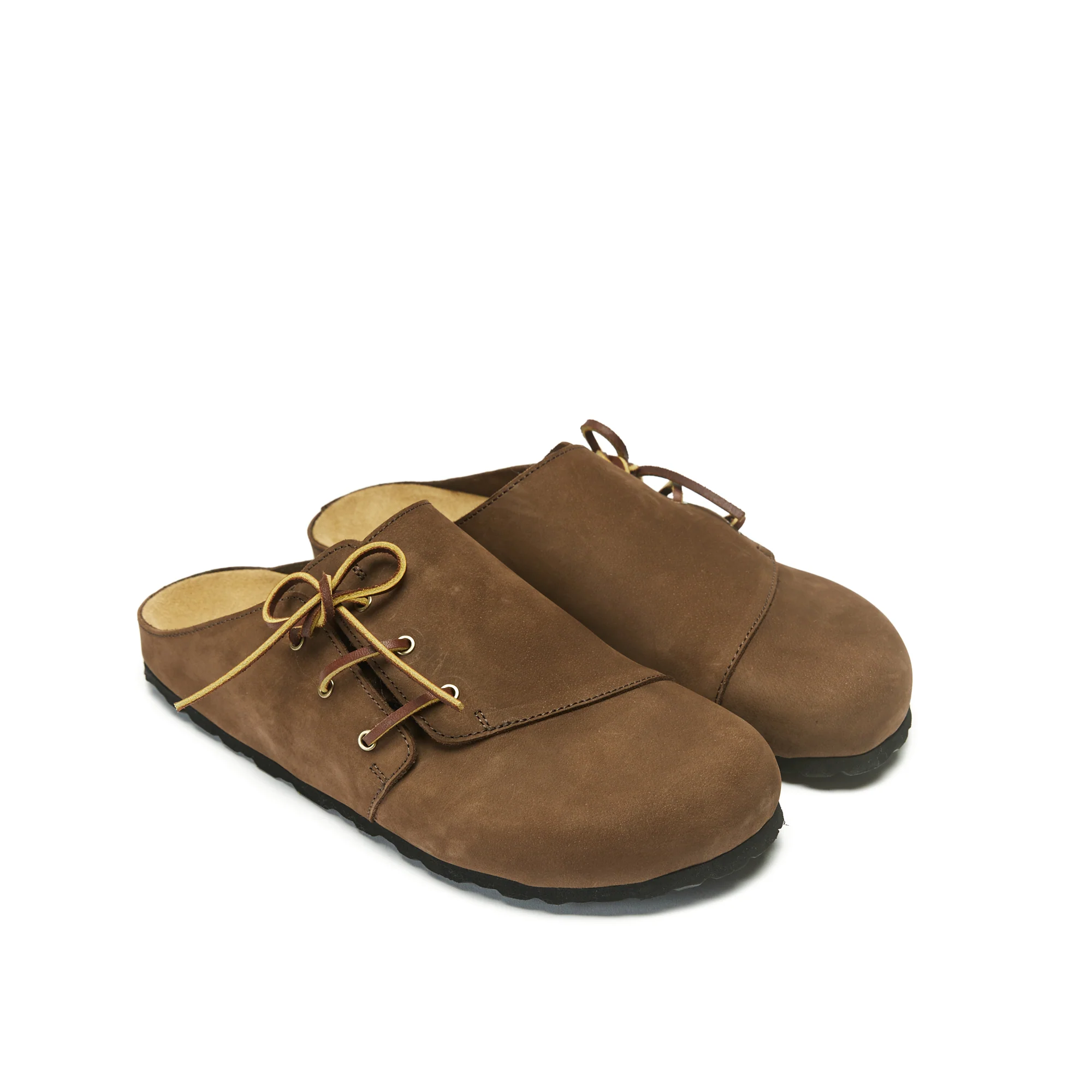 Sabots Ester Nubuck Dark Brown - Homme - Image 3