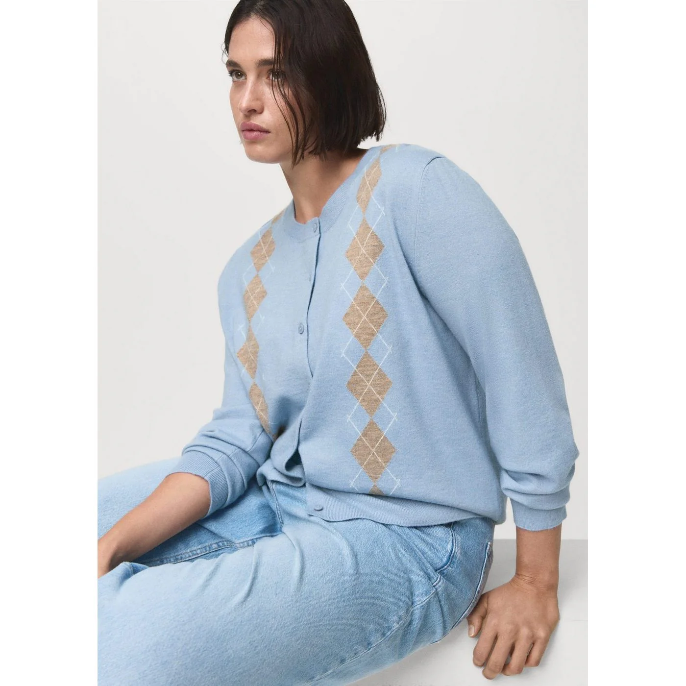 Cardigan Bimbu - Bleu Ciel - Image 6