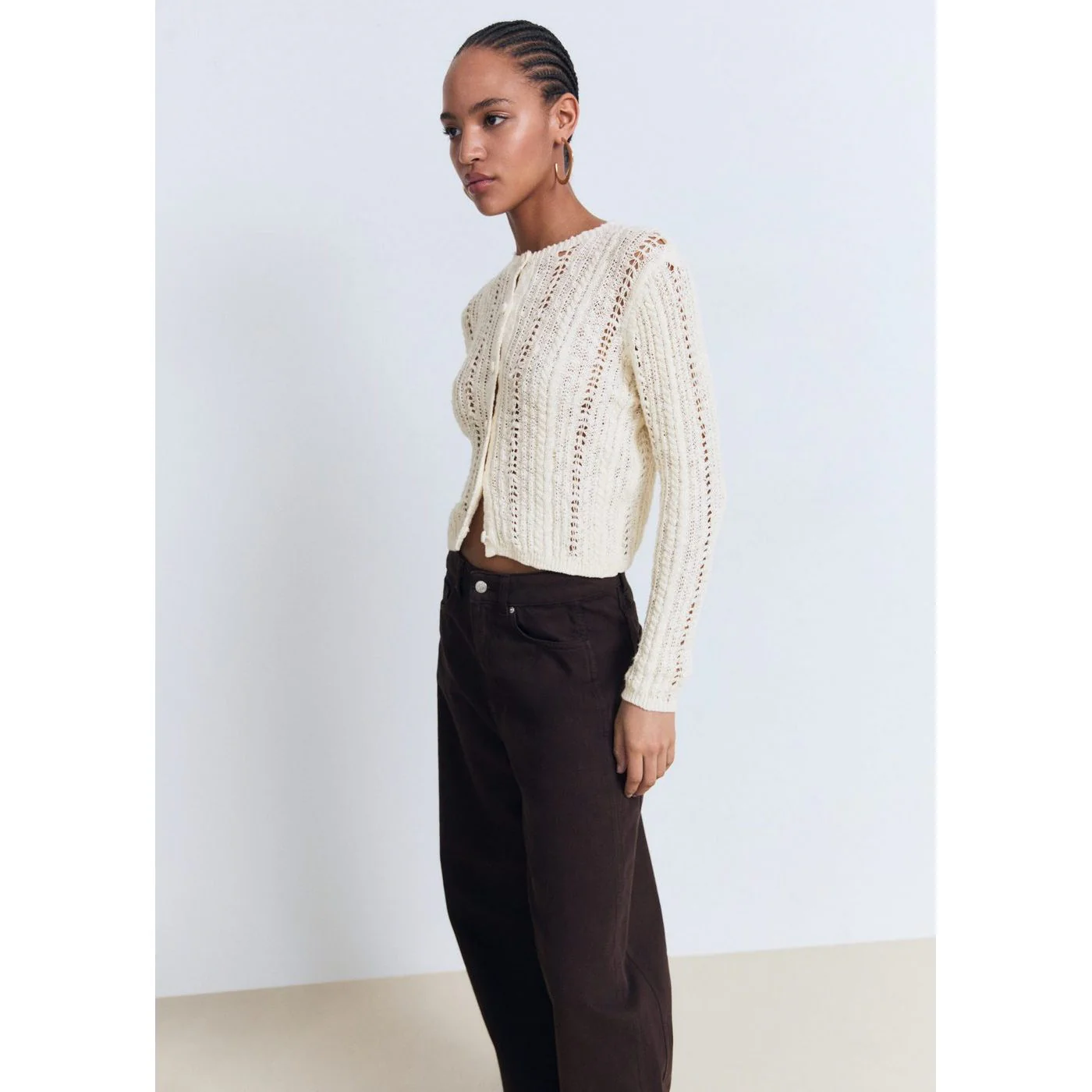 Cardigan Mira - Brut - Image 2