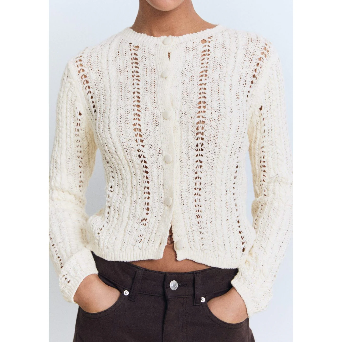 Cardigan Mira - Brut - Image 5