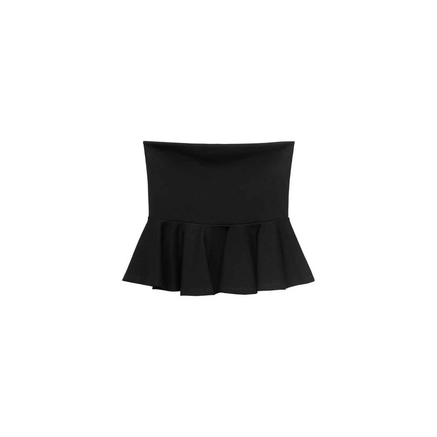 Top Peplum - Noir - Image 8