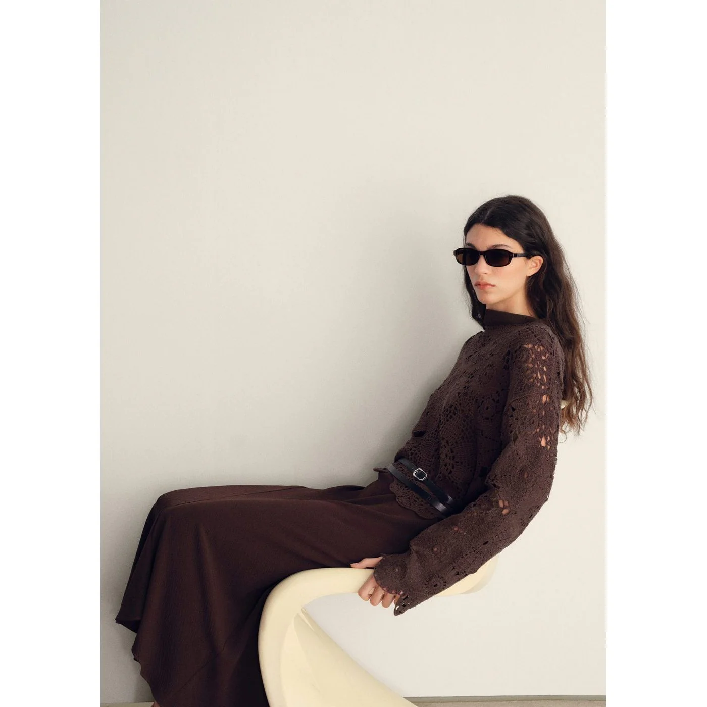 Pull Garden - Chocolat - Image 4