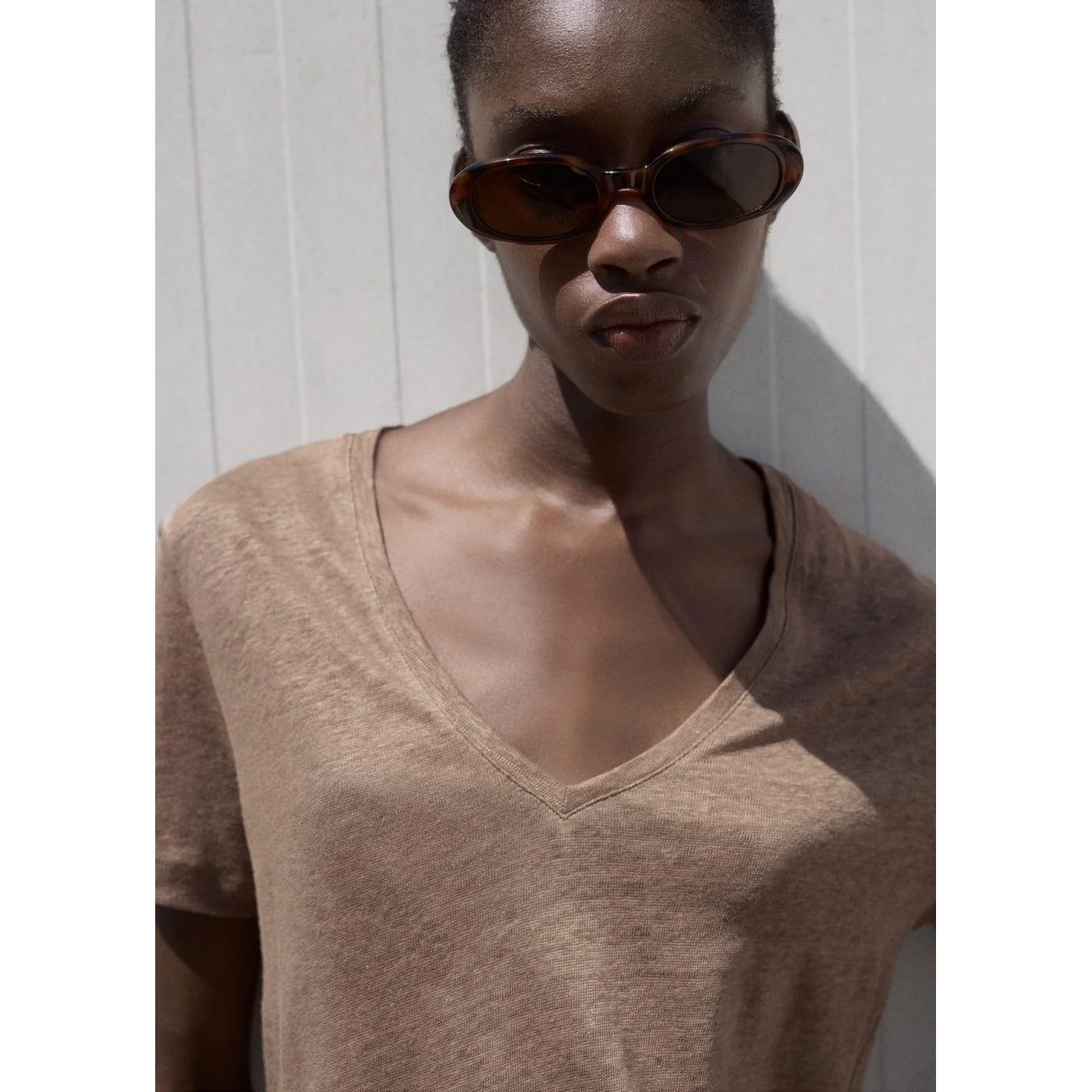 T-Shirt Linito - Brun Clair/Pastel - Image 4