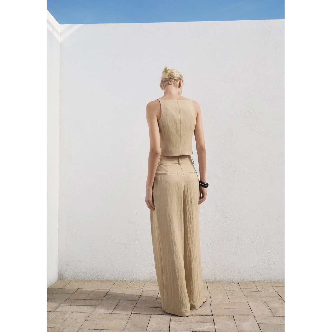 Pantalon Deia - Beige - Image 3