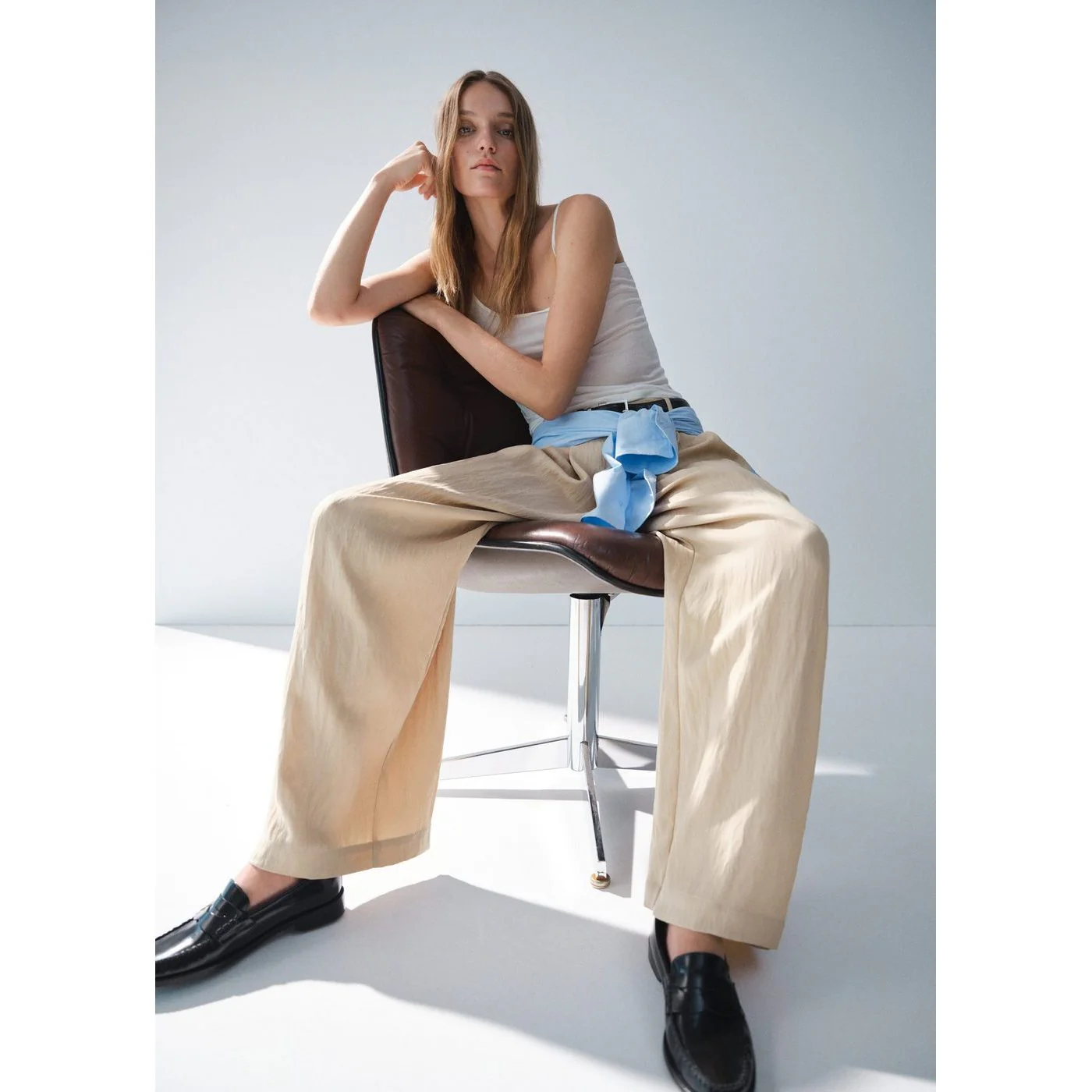 Pantalon Deia - Beige - Image 7