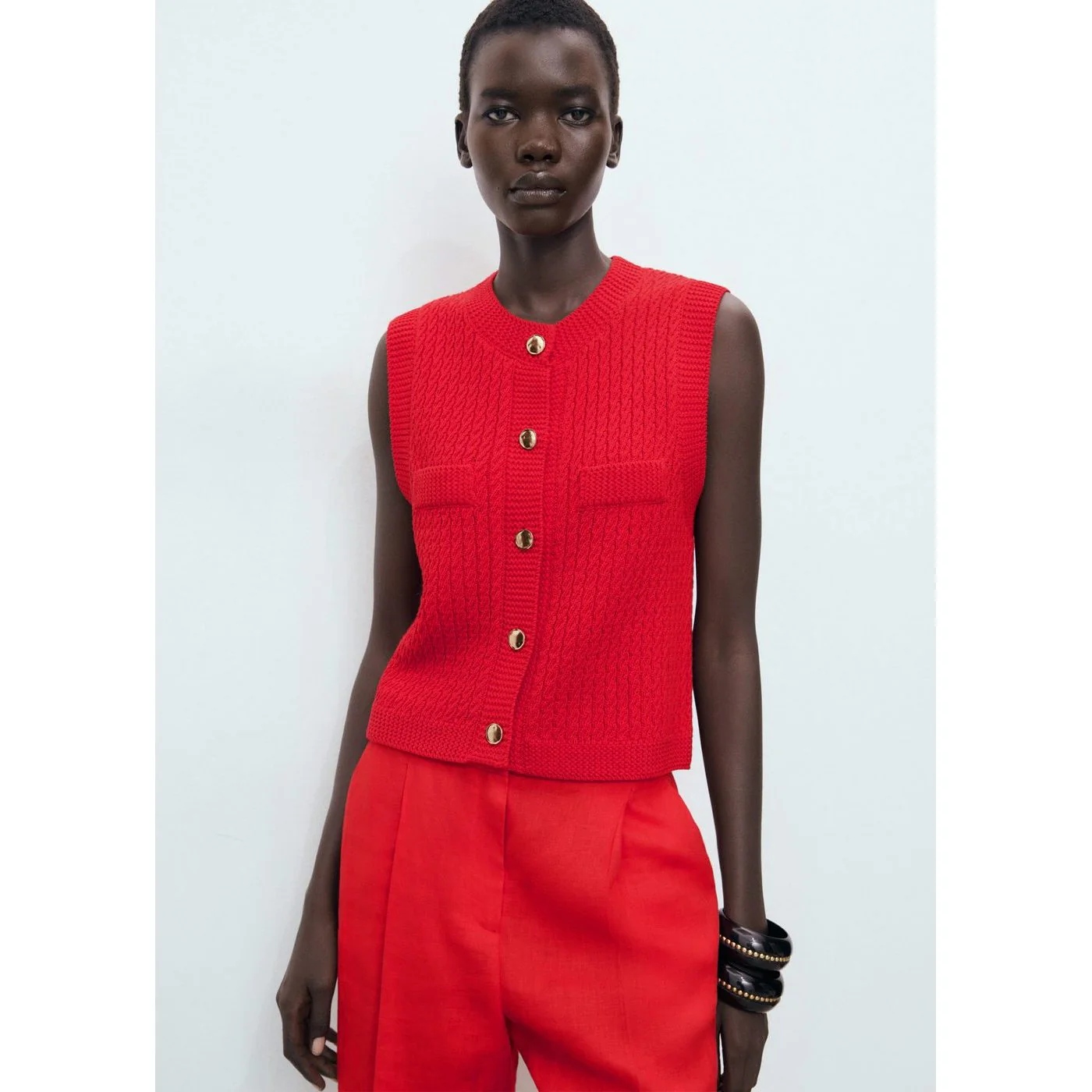 Gilet Winneba - Rouge - Image 2