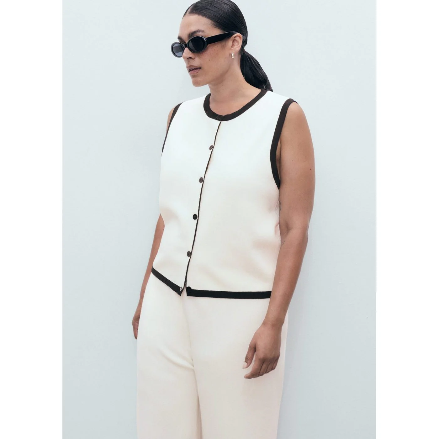 Manteau Pipon - Ecru - Image 8