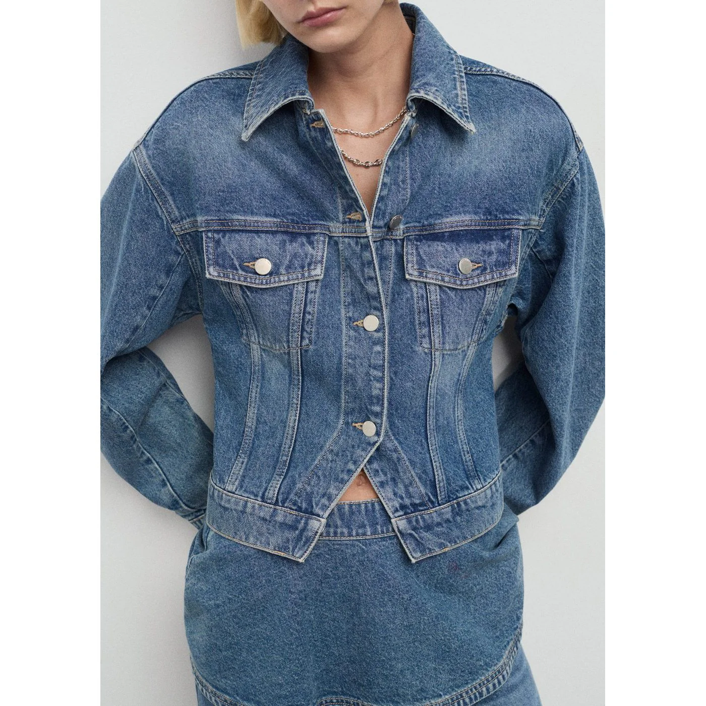 Veste Newdana - Bleu Moyen - Image 5